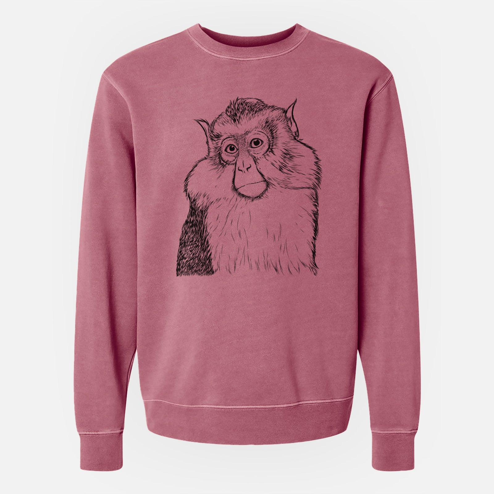 Bare Matata the Mona Monkey - Unisex Pigment Dyed Crew Sweatshirt