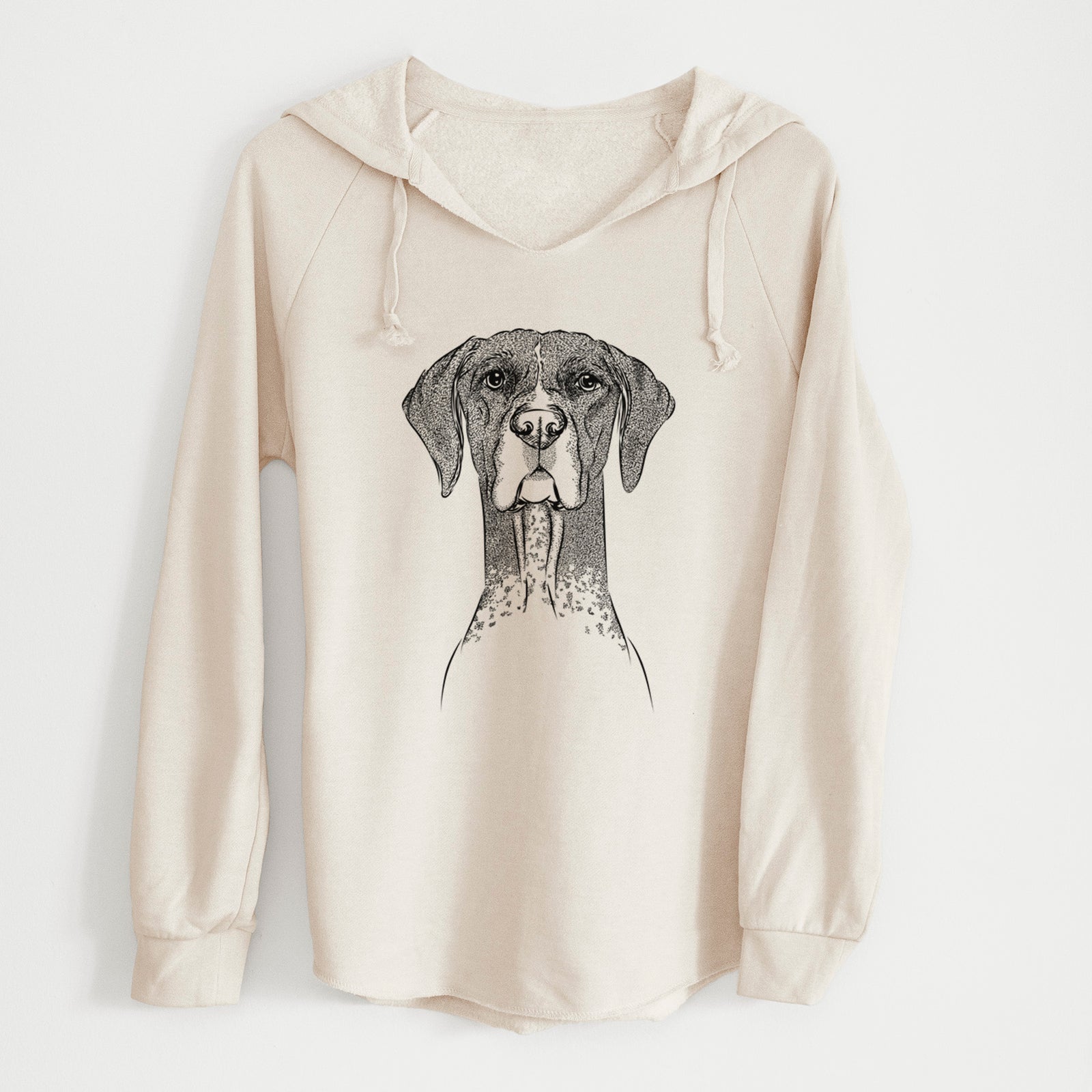 Bare Mattis the German Shorthaired Pointer - Cali Wave Hooded Sweatshirt