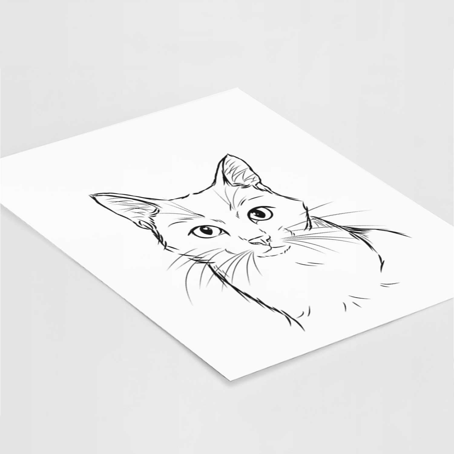 Maverick the Cat Art Print
