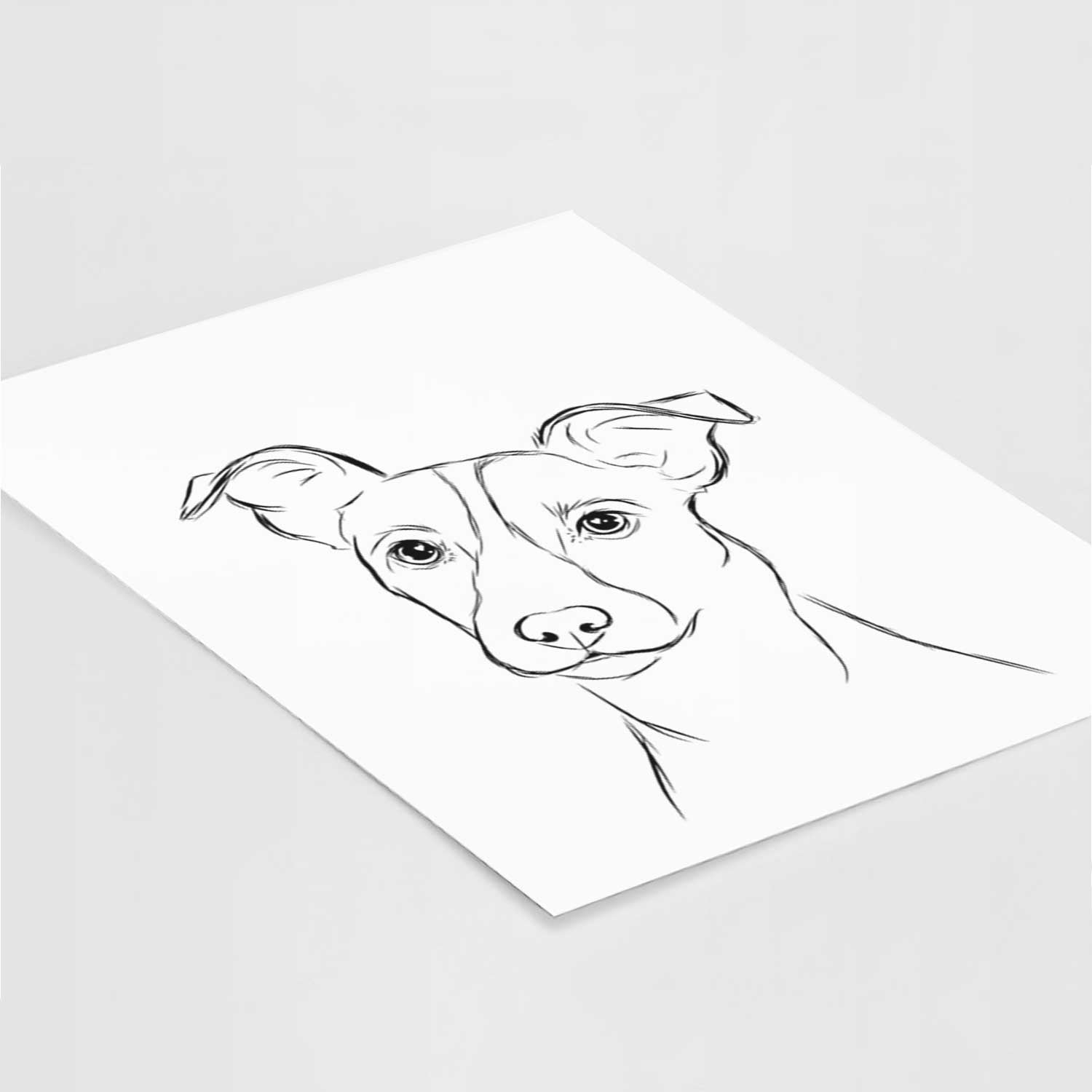 Max the Jack Russell Terrier Art Print