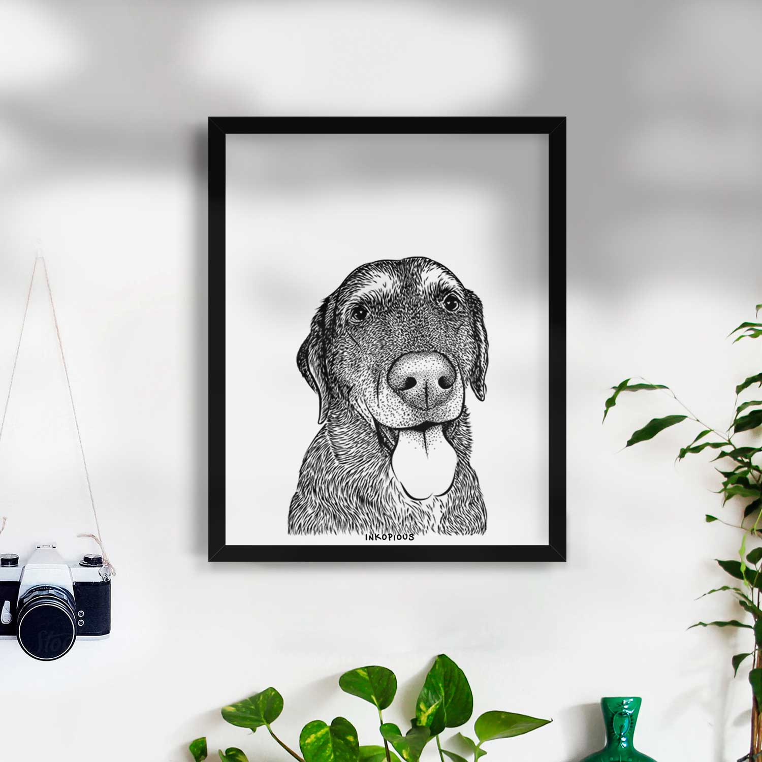 Max the Labrador Retriever Art Print