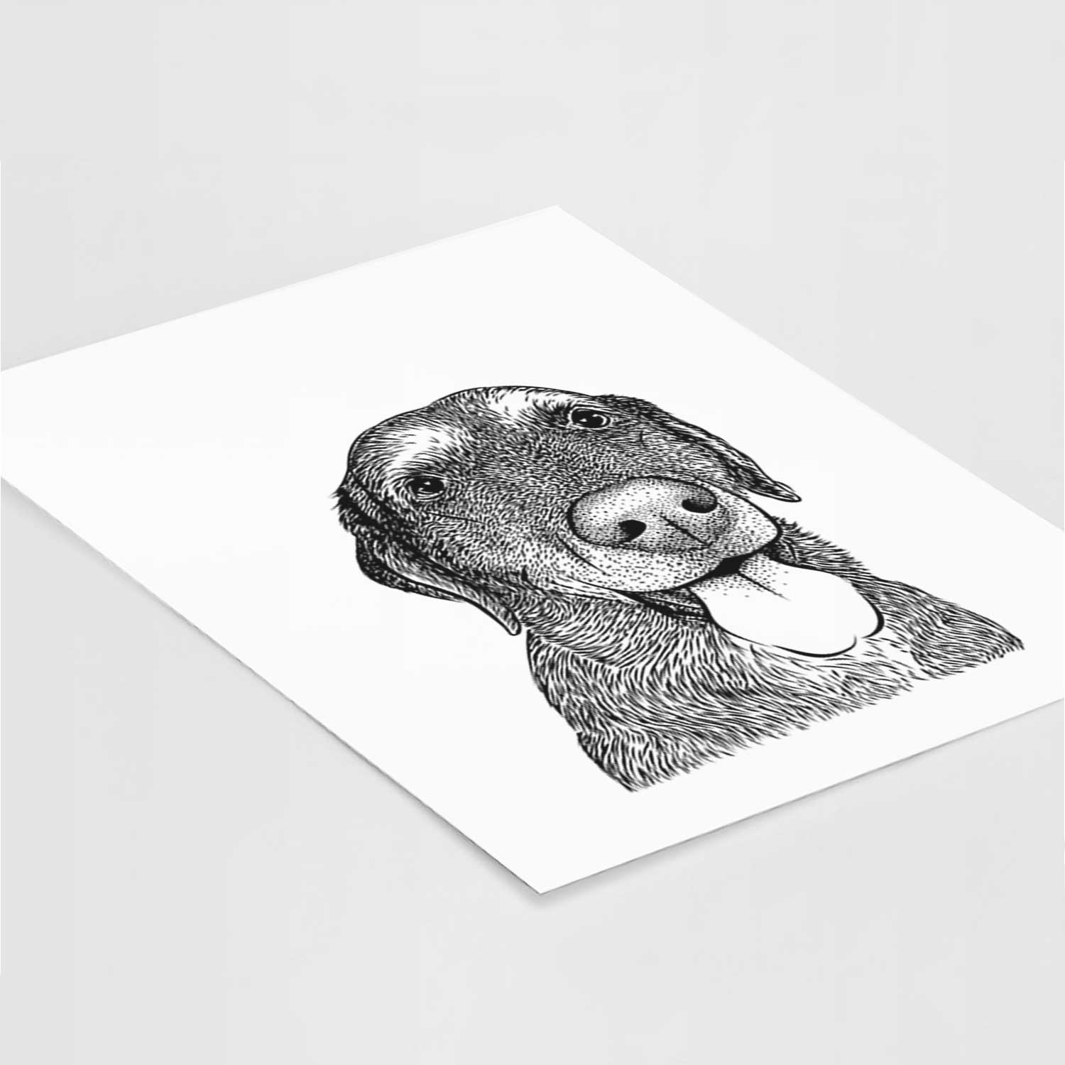 Max the Labrador Retriever Art Print