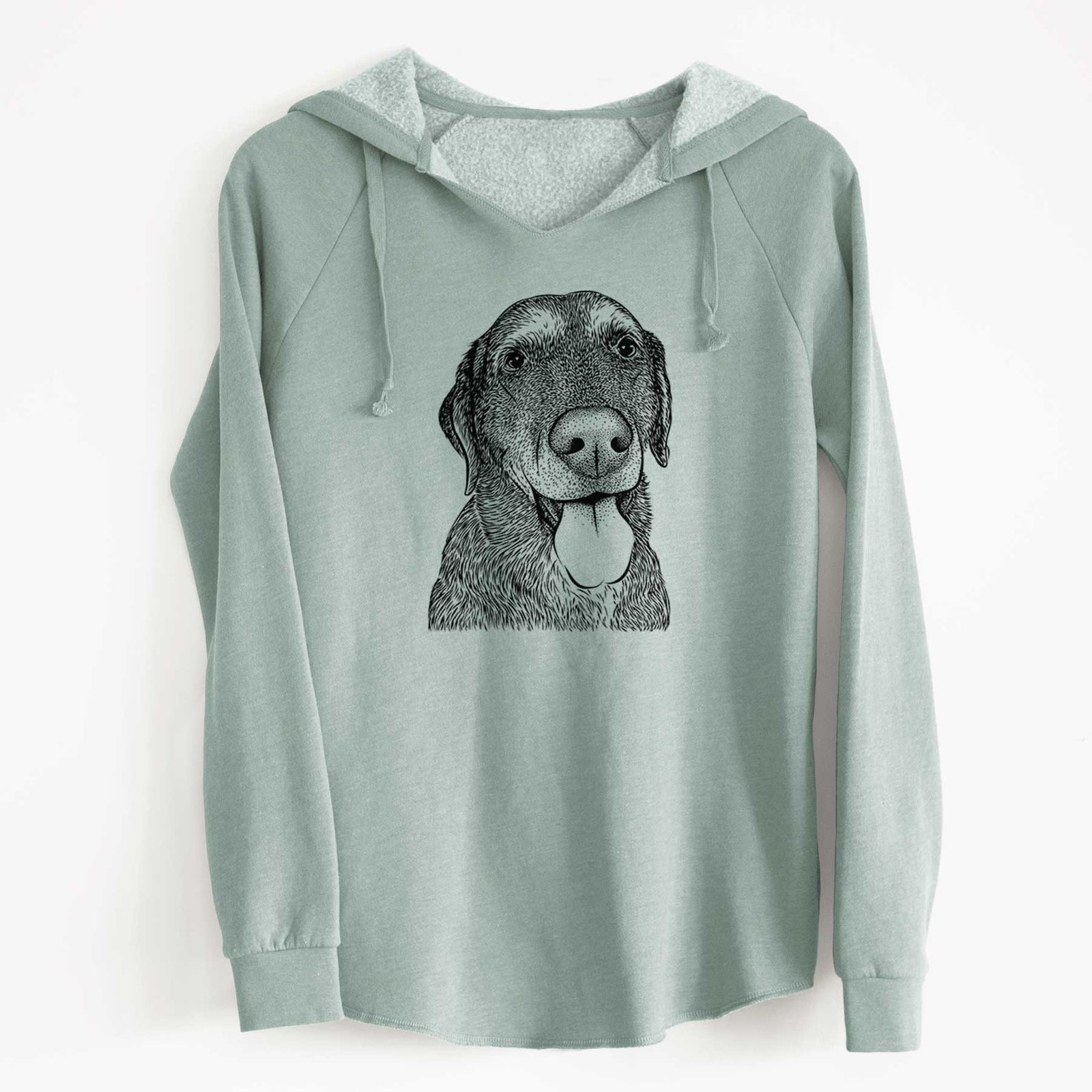Bare Max the Labrador Retriever - Cali Wave Hooded Sweatshirt