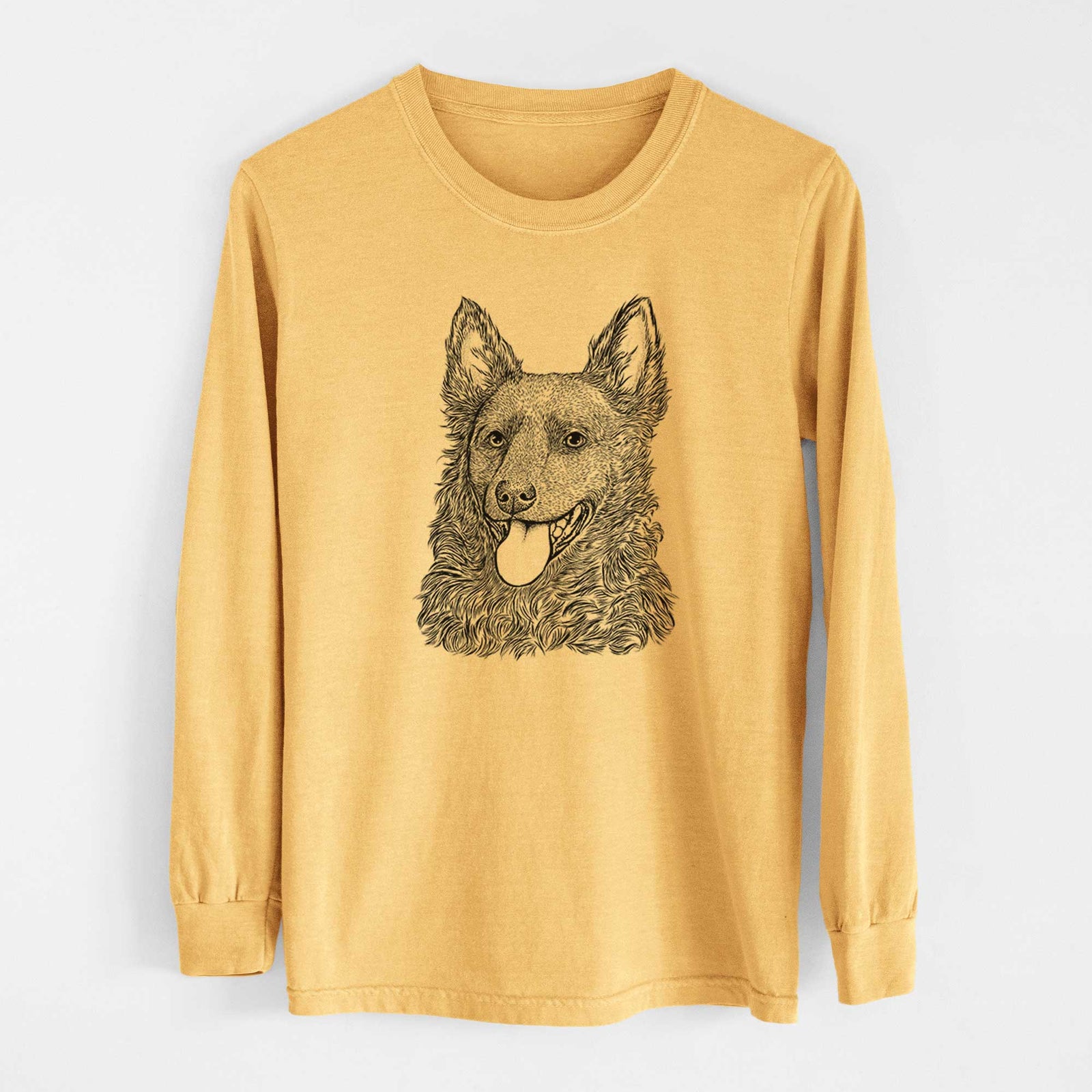 Bare Maximo the Mudi - Heavyweight 100% Cotton Long Sleeve