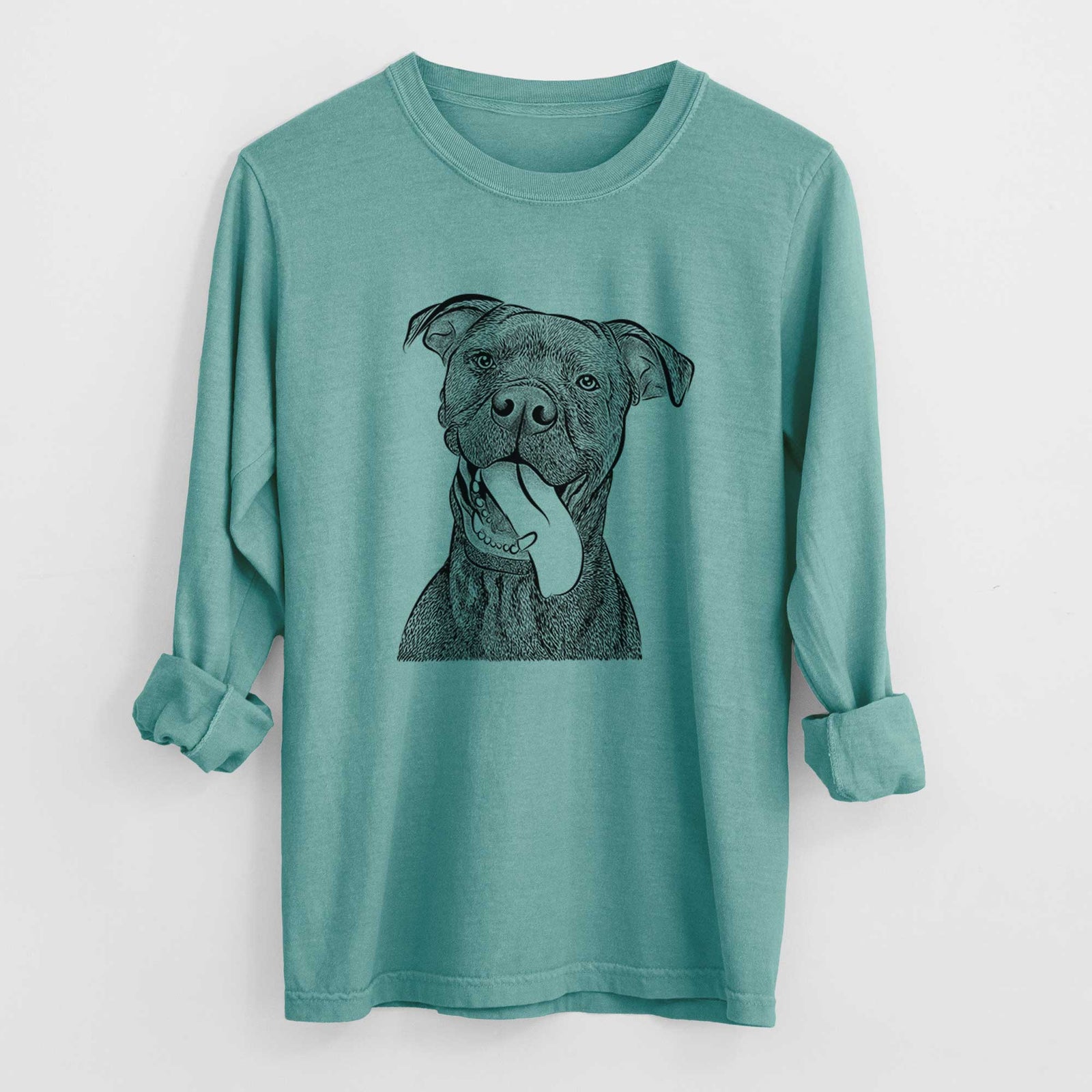 Bare Mikey the Boxador - Heavyweight 100% Cotton Long Sleeve