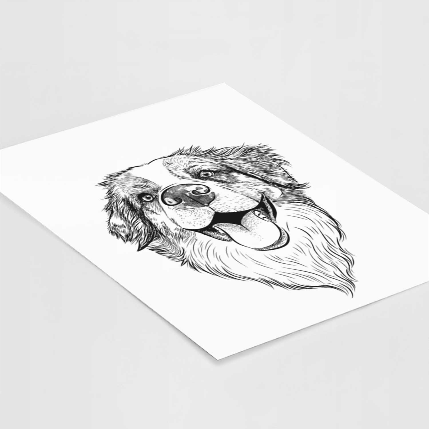 Mila the Australian Shepherd Art Print