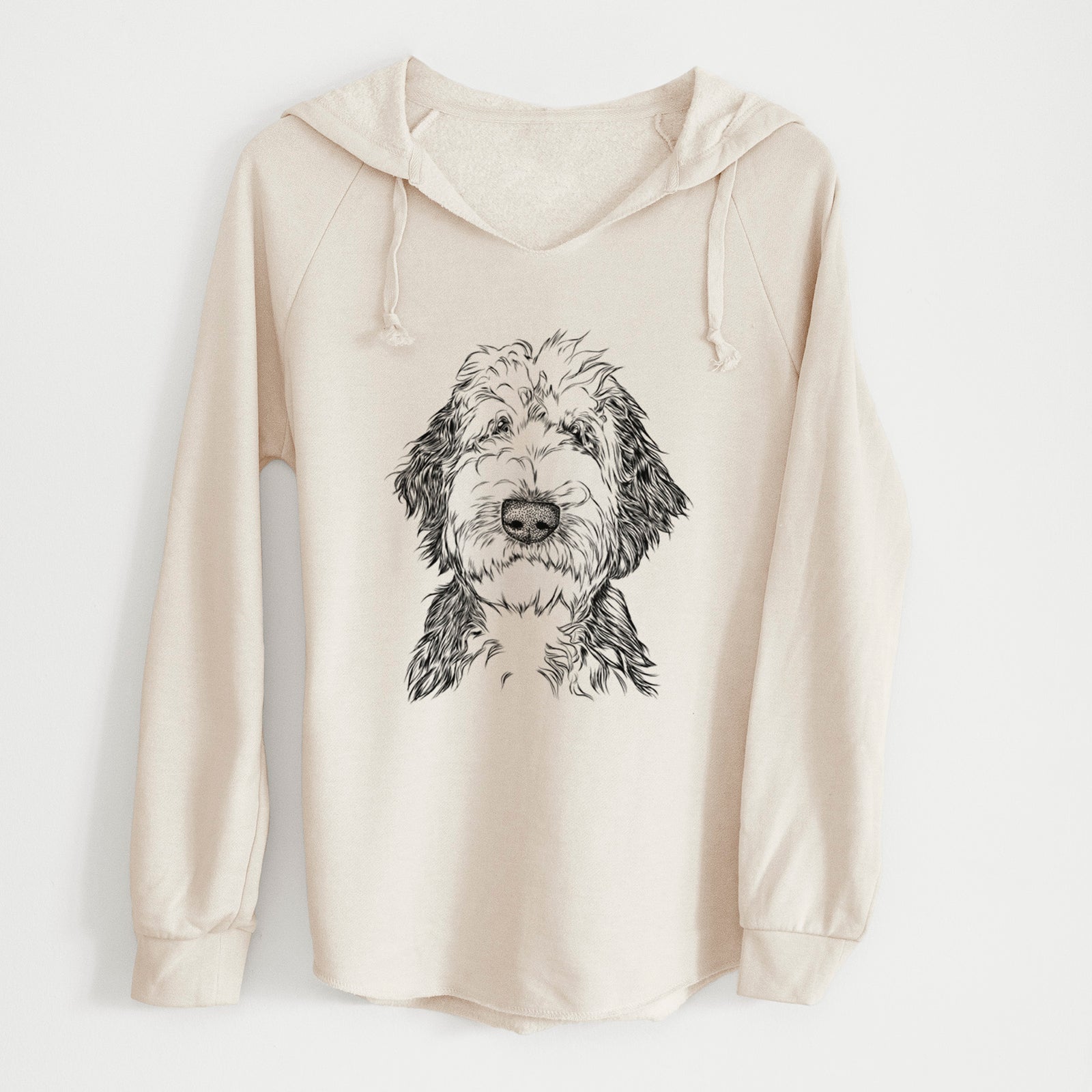 Bare Milo Fluff the Sheepadoodle - Cali Wave Hooded Sweatshirt