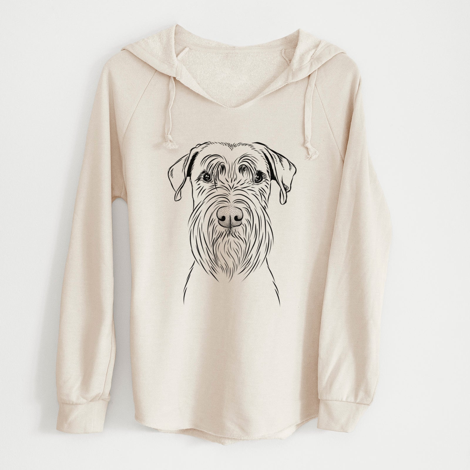 Bare Milton the Schnauzer - Cali Wave Hooded Sweatshirt