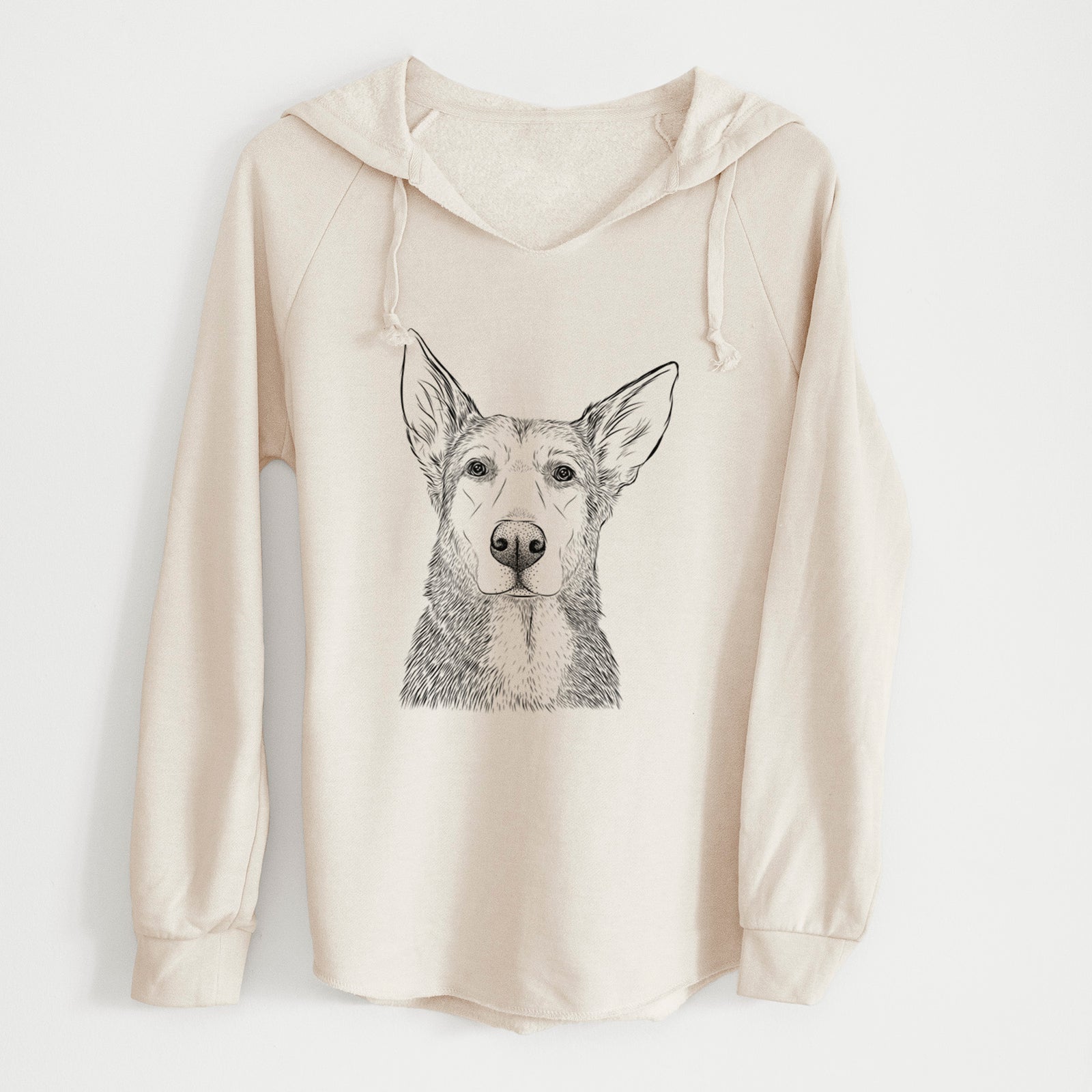 Bare Misty the German Shepherd Mix - Cali Wave Hooded Sweatshirt