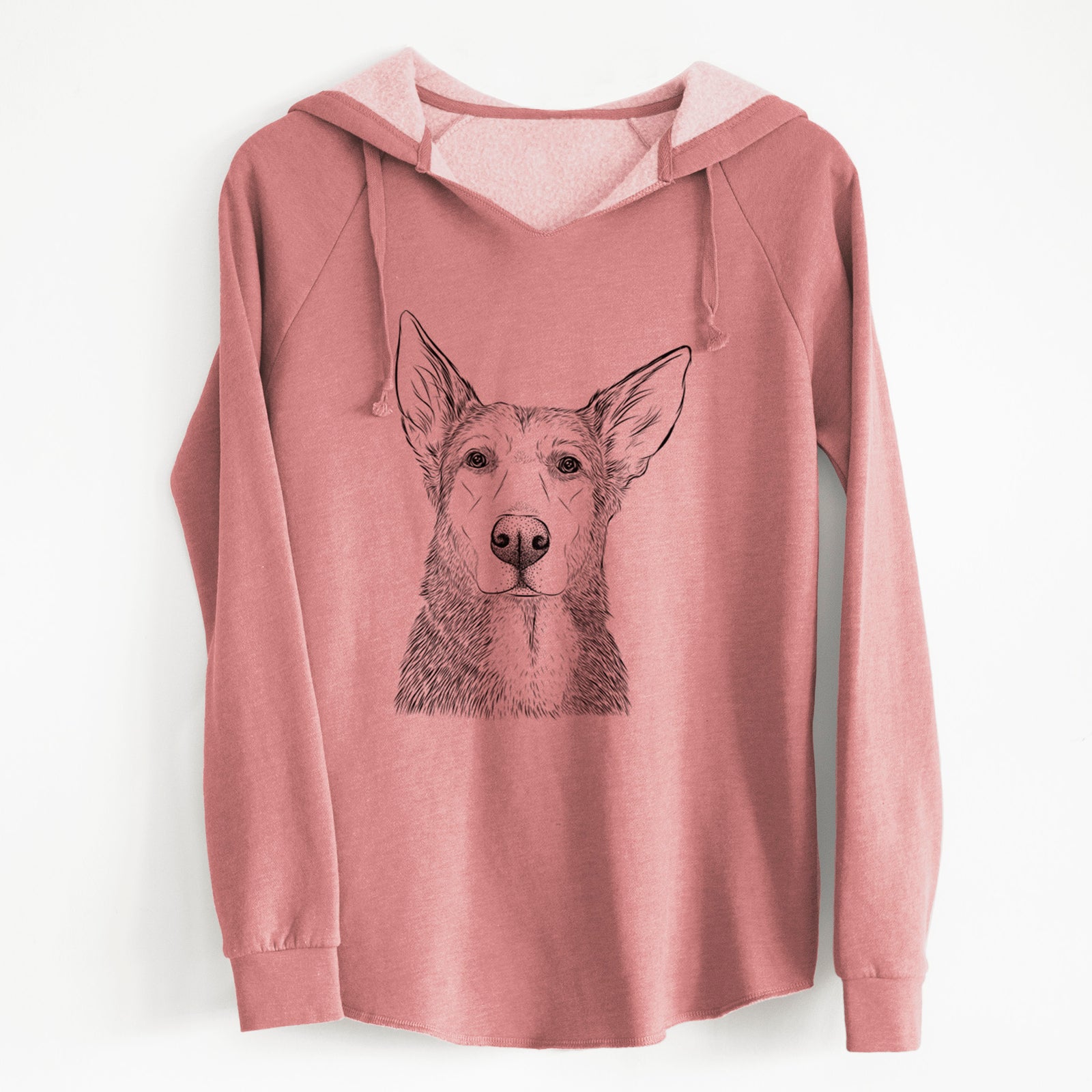 Bare Misty the German Shepherd Mix - Cali Wave Hooded Sweatshirt