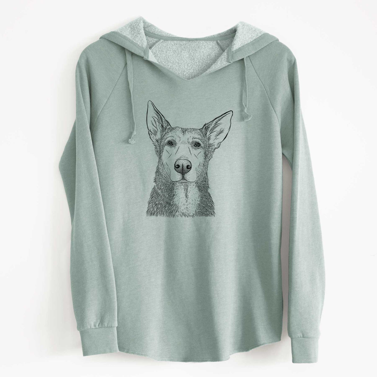 Bare Misty the German Shepherd Mix - Cali Wave Hooded Sweatshirt