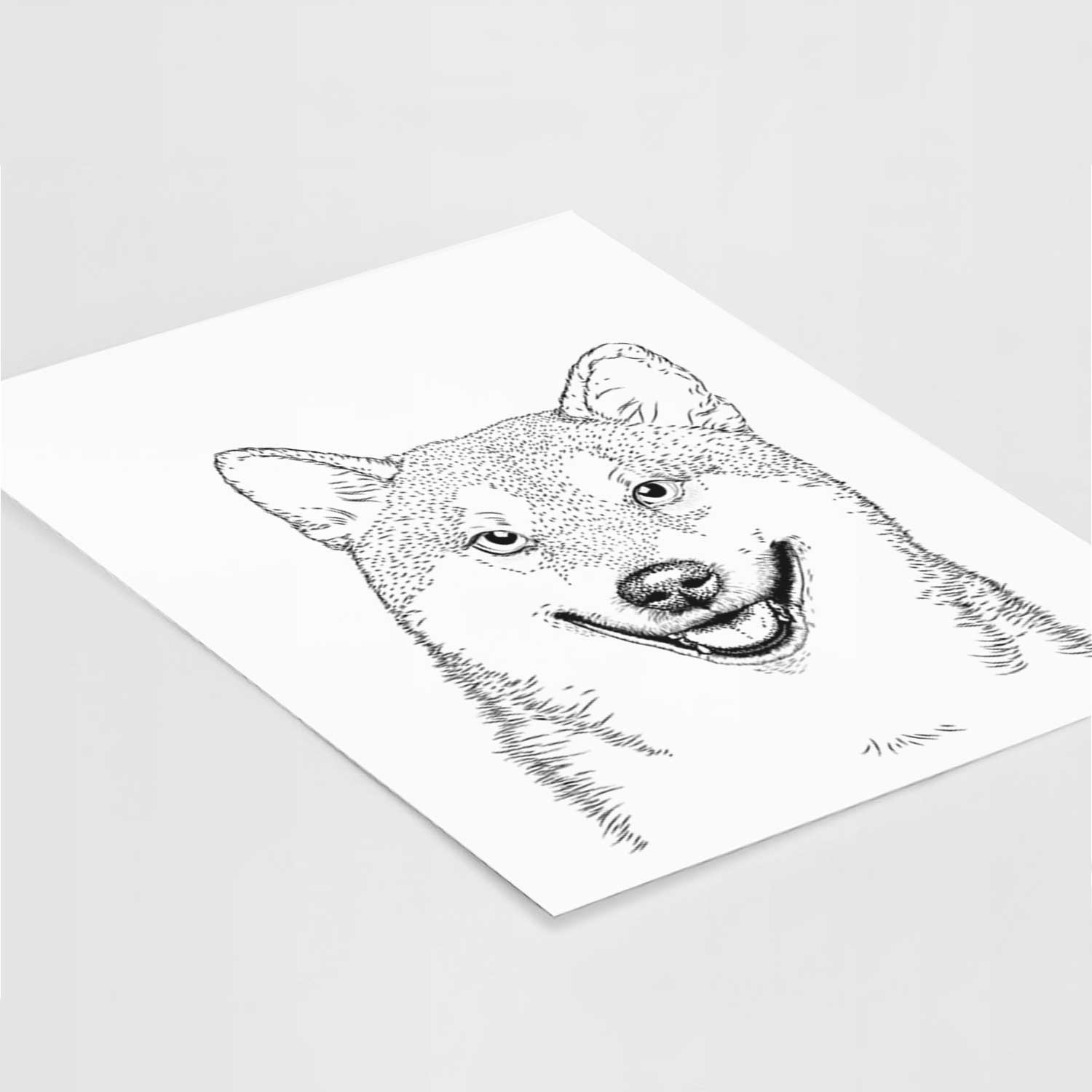 Mitsu the Shiba Inu Art Print