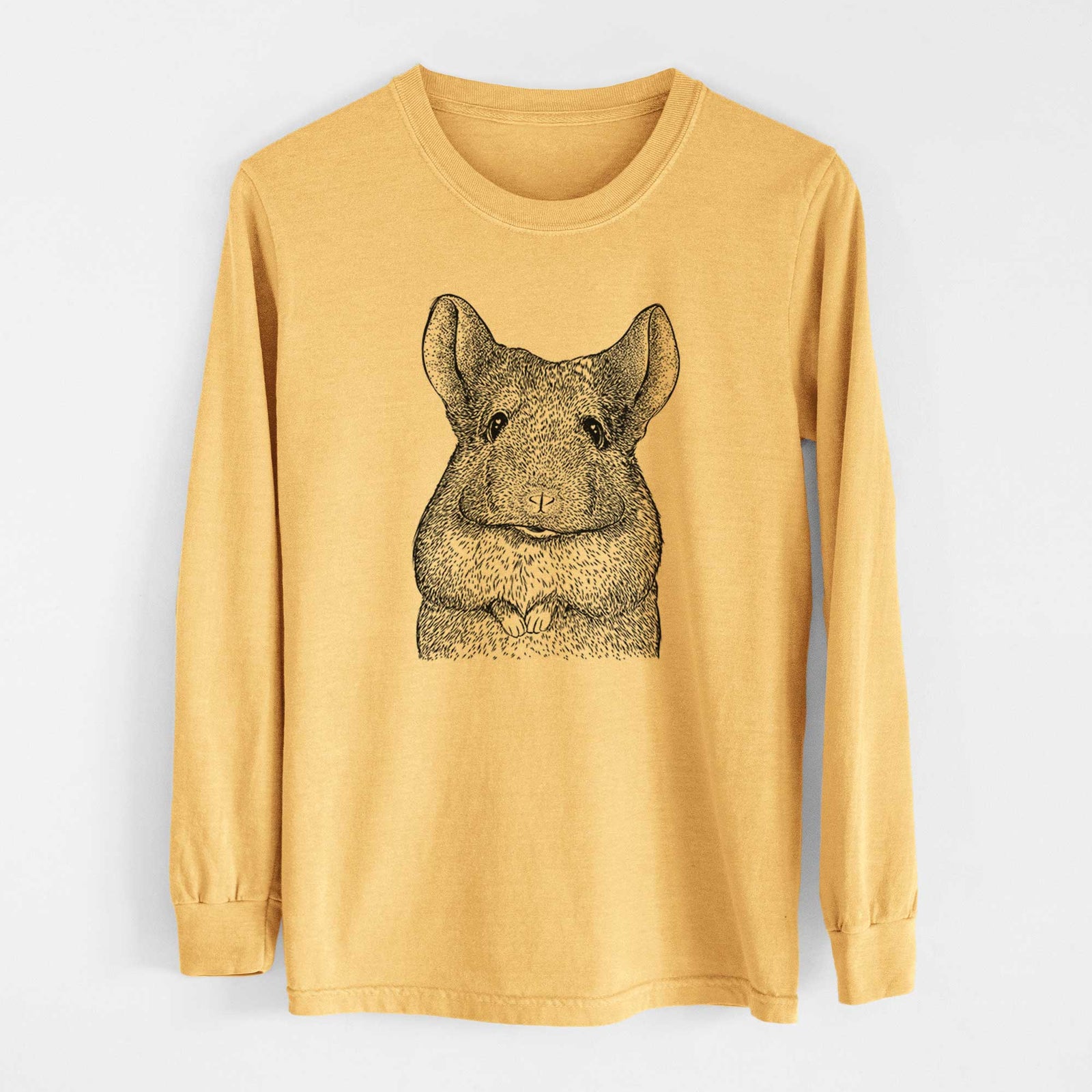 Bare Mojo the Chinchilla - Heavyweight 100% Cotton Long Sleeve