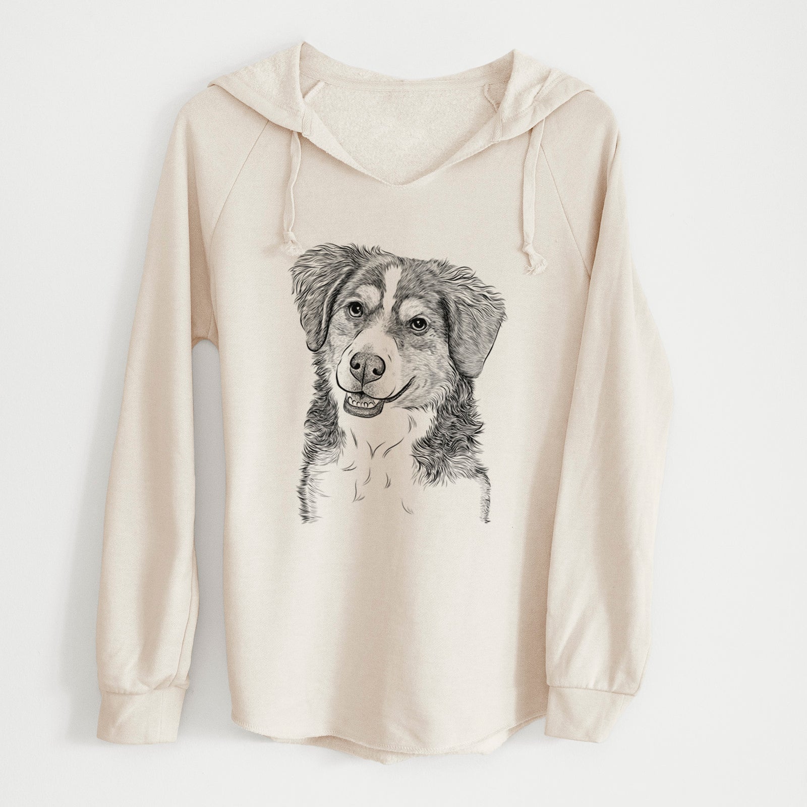 Bare Molly the Miniature Bernedoodle - Cali Wave Hooded Sweatshirt