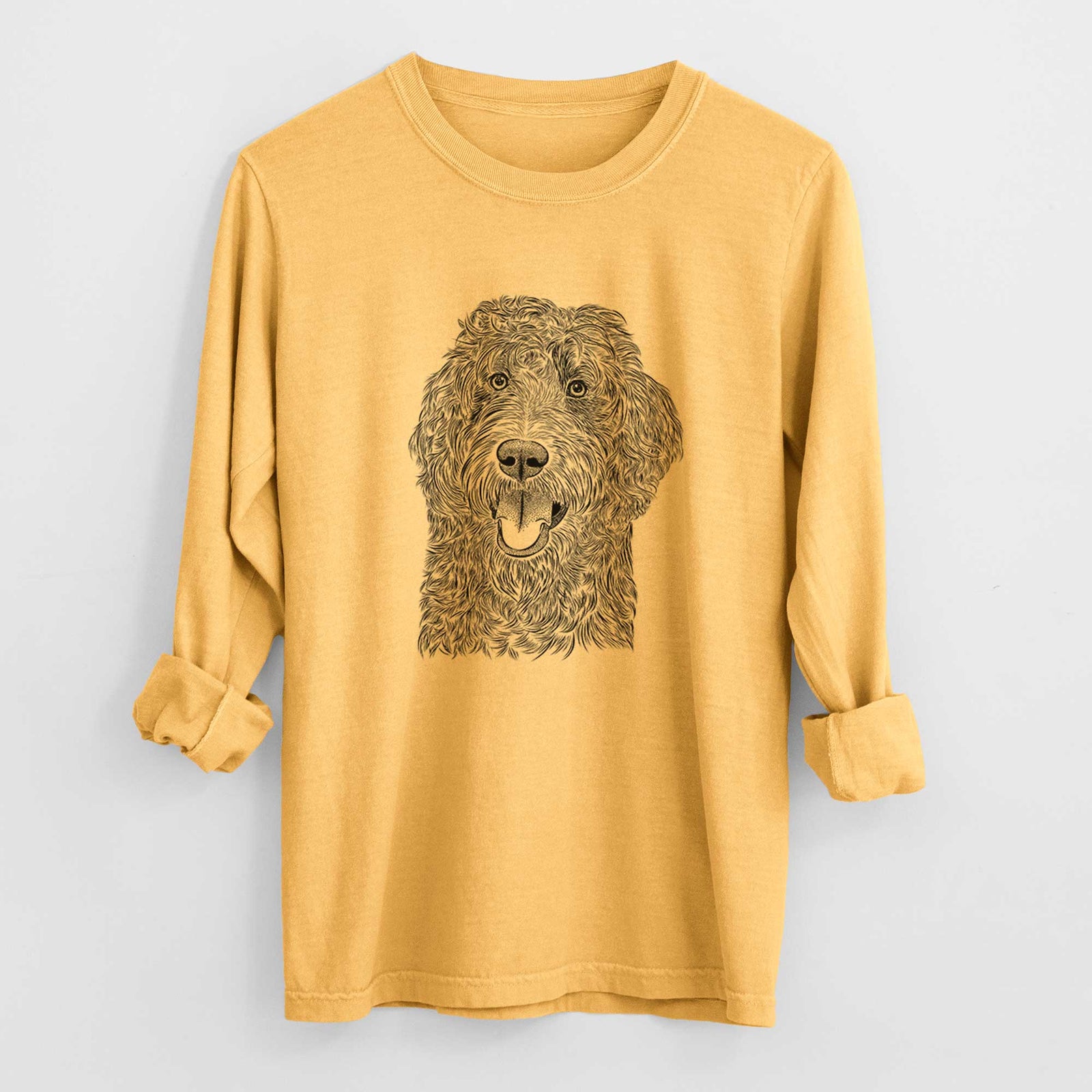 Bare Murr Dog the Labradoodle - Heavyweight 100% Cotton Long Sleeve