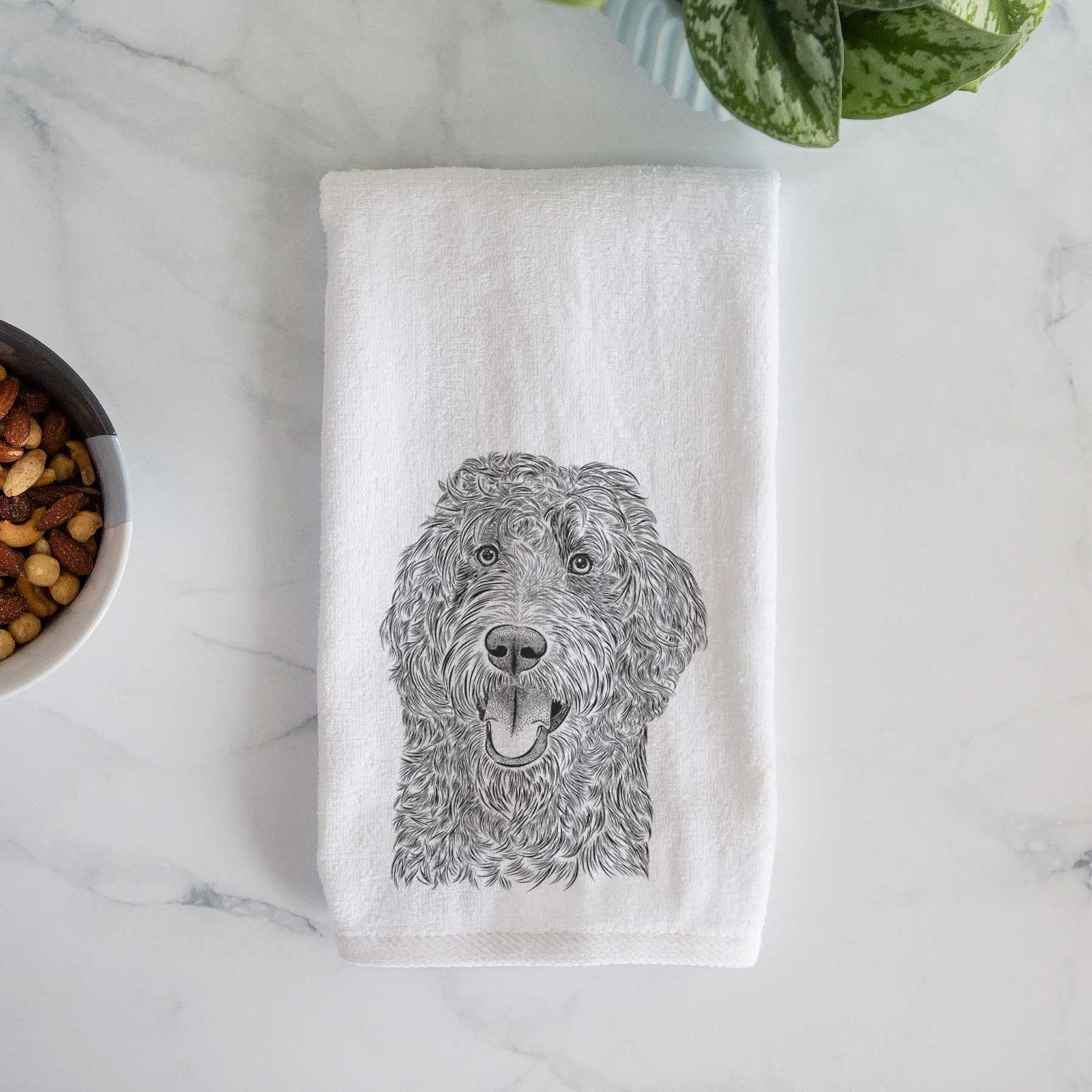 Murr Dog the Labradoodle Decorative Hand Towel