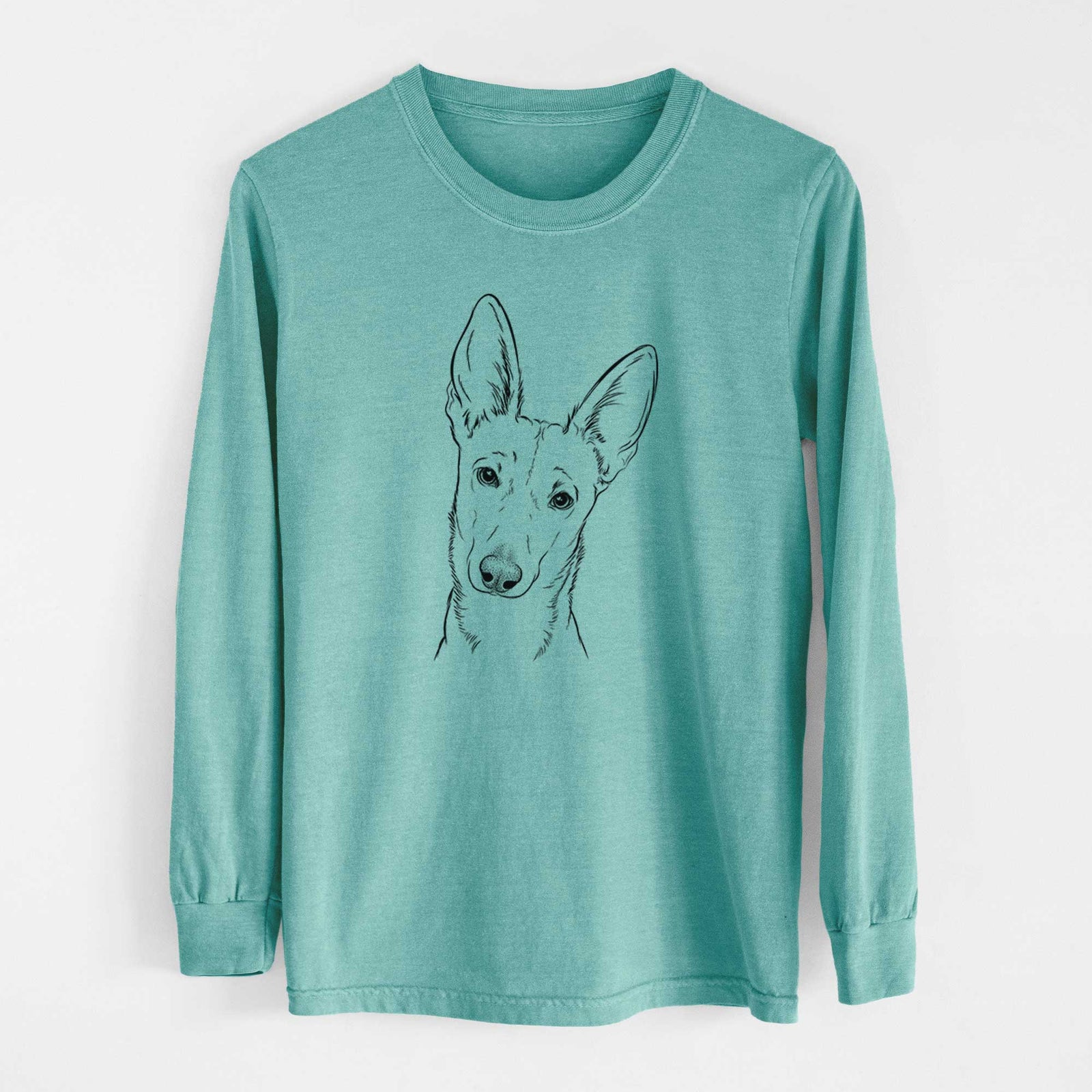 Bare Nala the Carolina Dog - Heavyweight 100% Cotton Long Sleeve