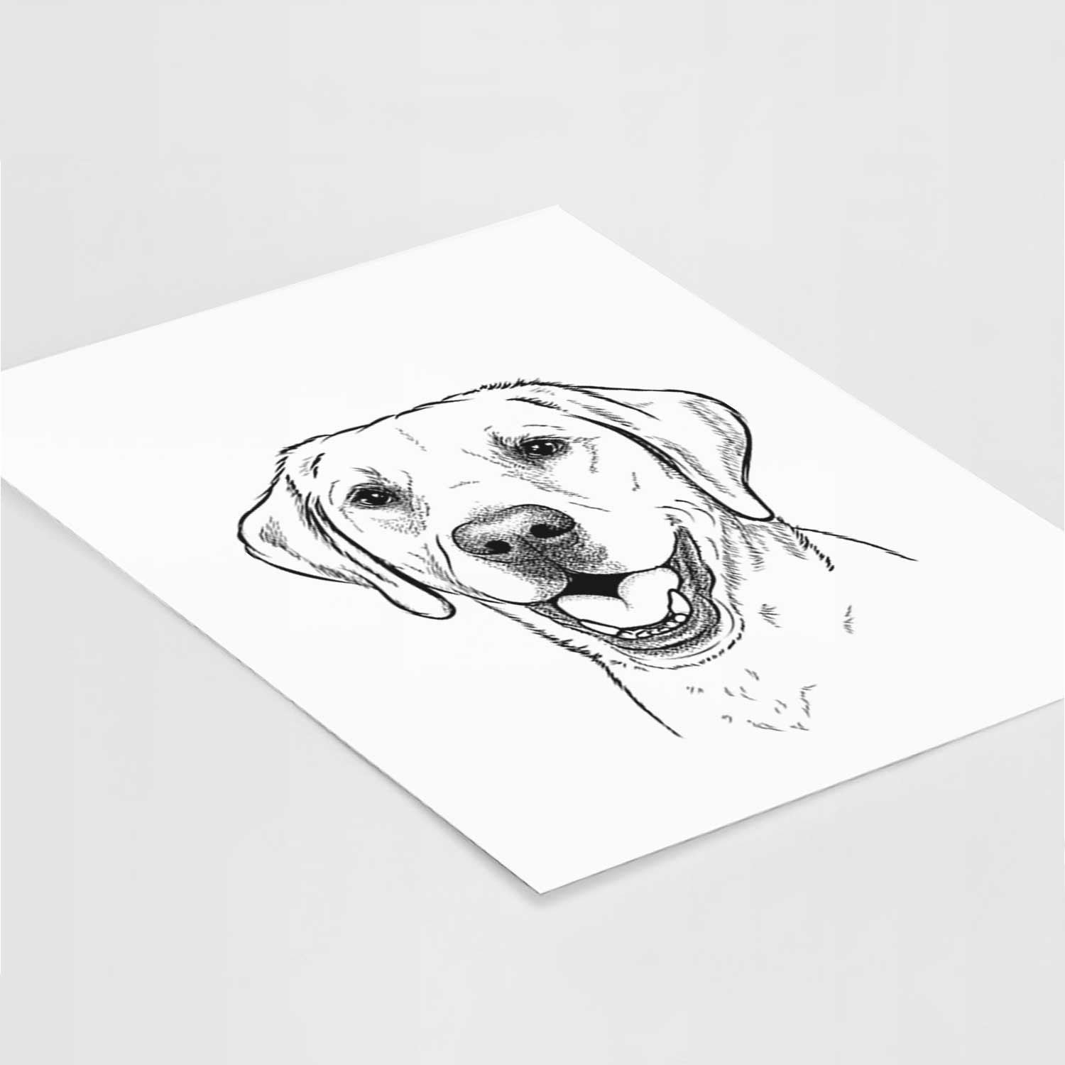 Nate the Labrador Retriever Art Print