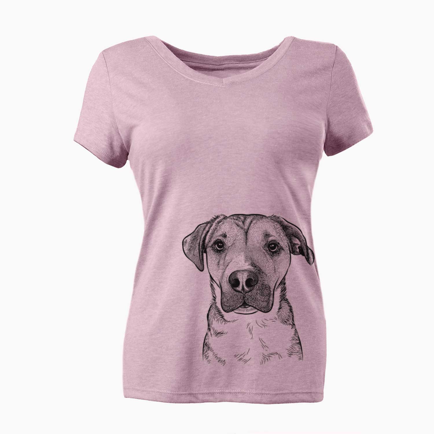 Bare Nemo the Mixed Breed - Women's V-neck Shirt