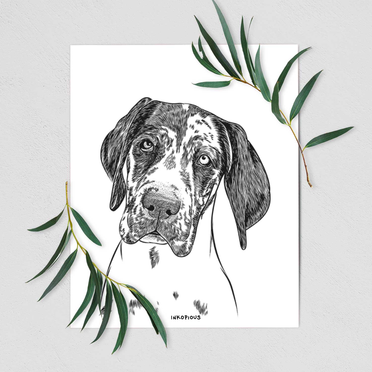 Nyx the Great Dane Art Print