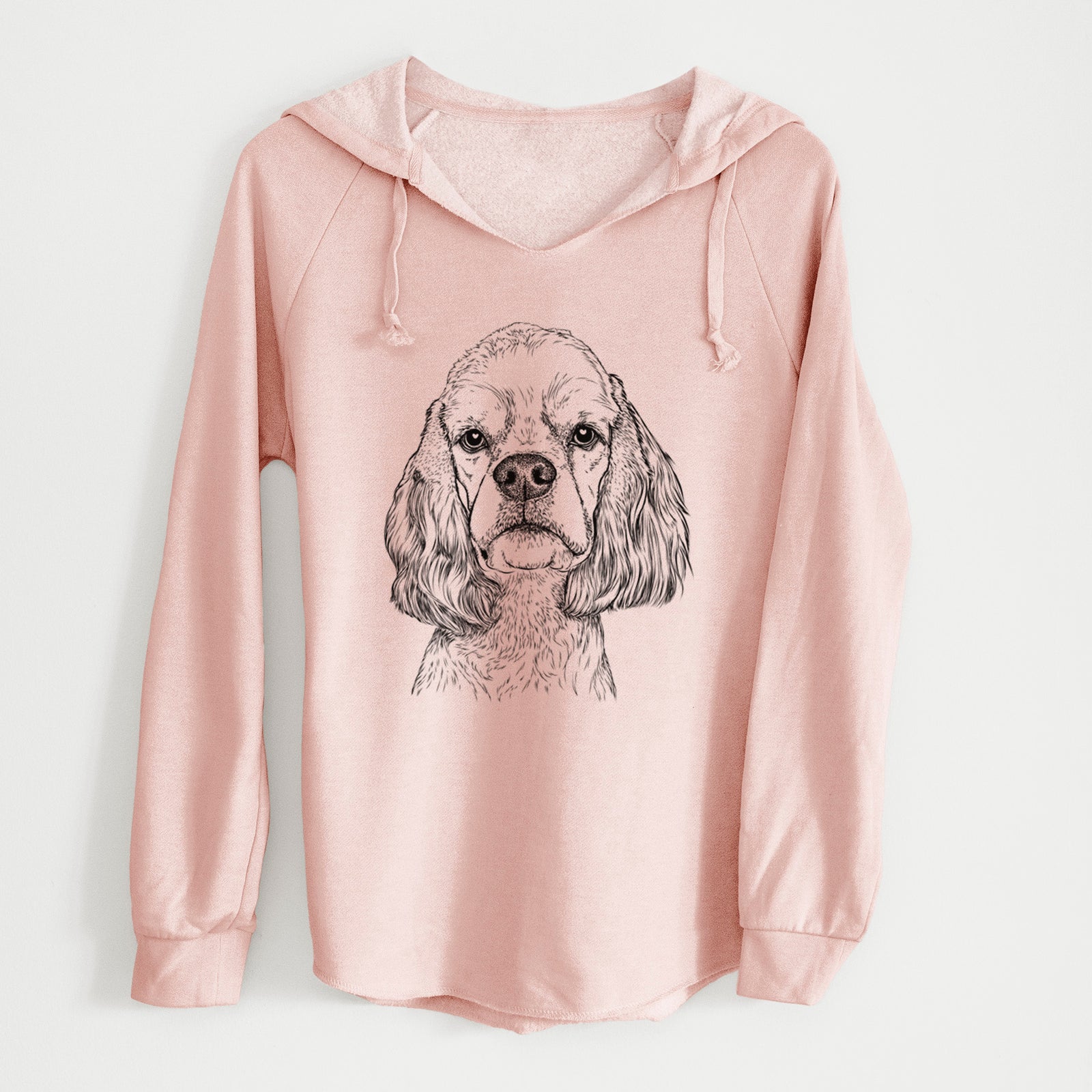 Bare Oakley the American Cocker Spaniel - Cali Wave Hooded Sweatshirt