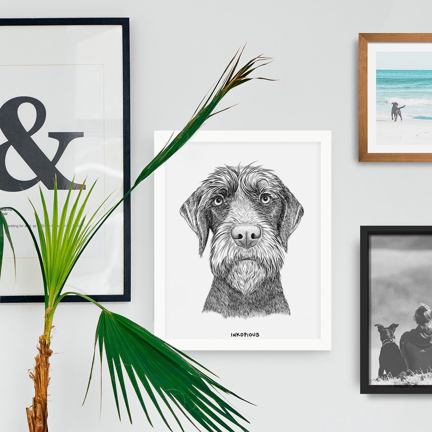 Oakley the Pudelpointer Art Print