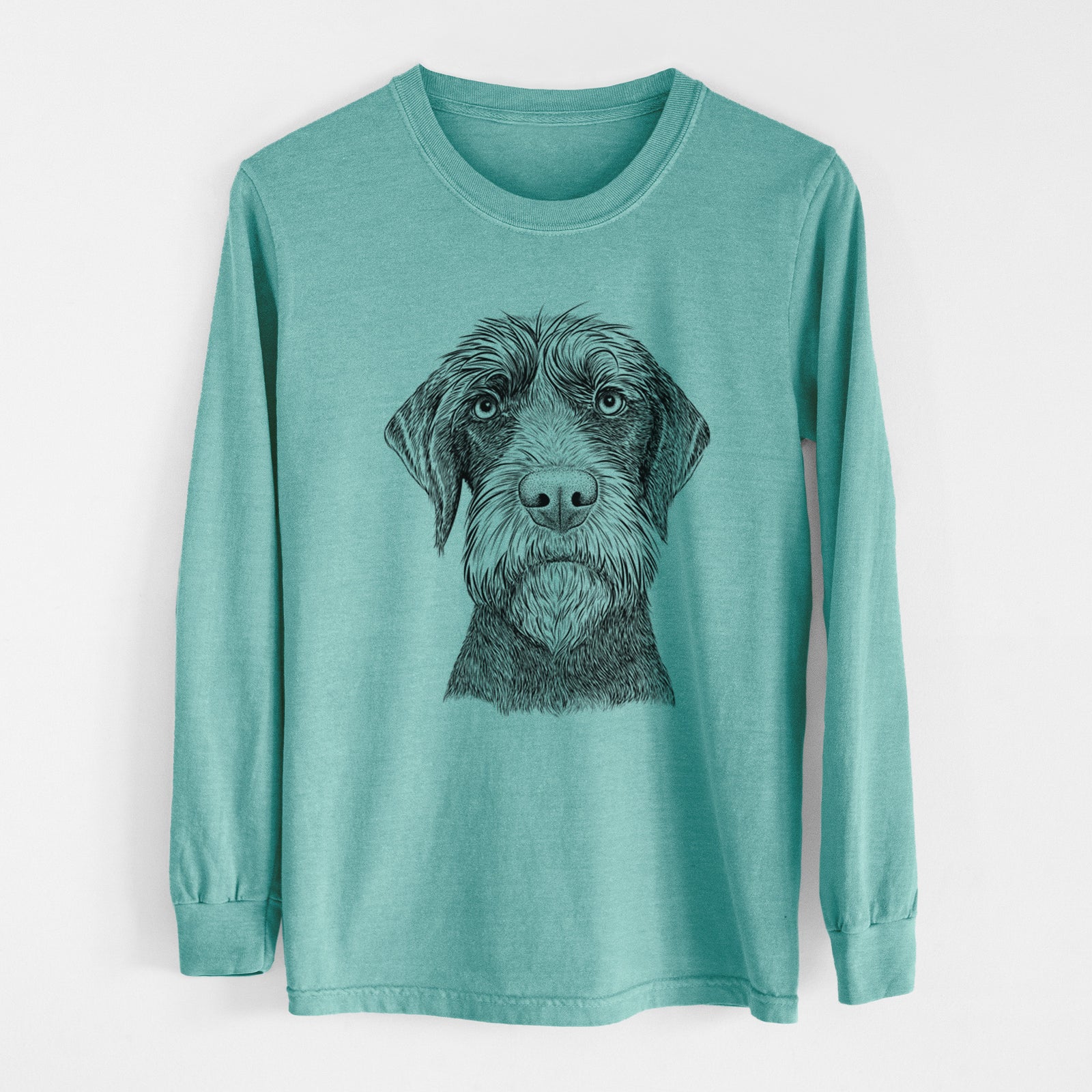 Bare Oakley the Pudelpointer - Heavyweight 100% Cotton Long Sleeve