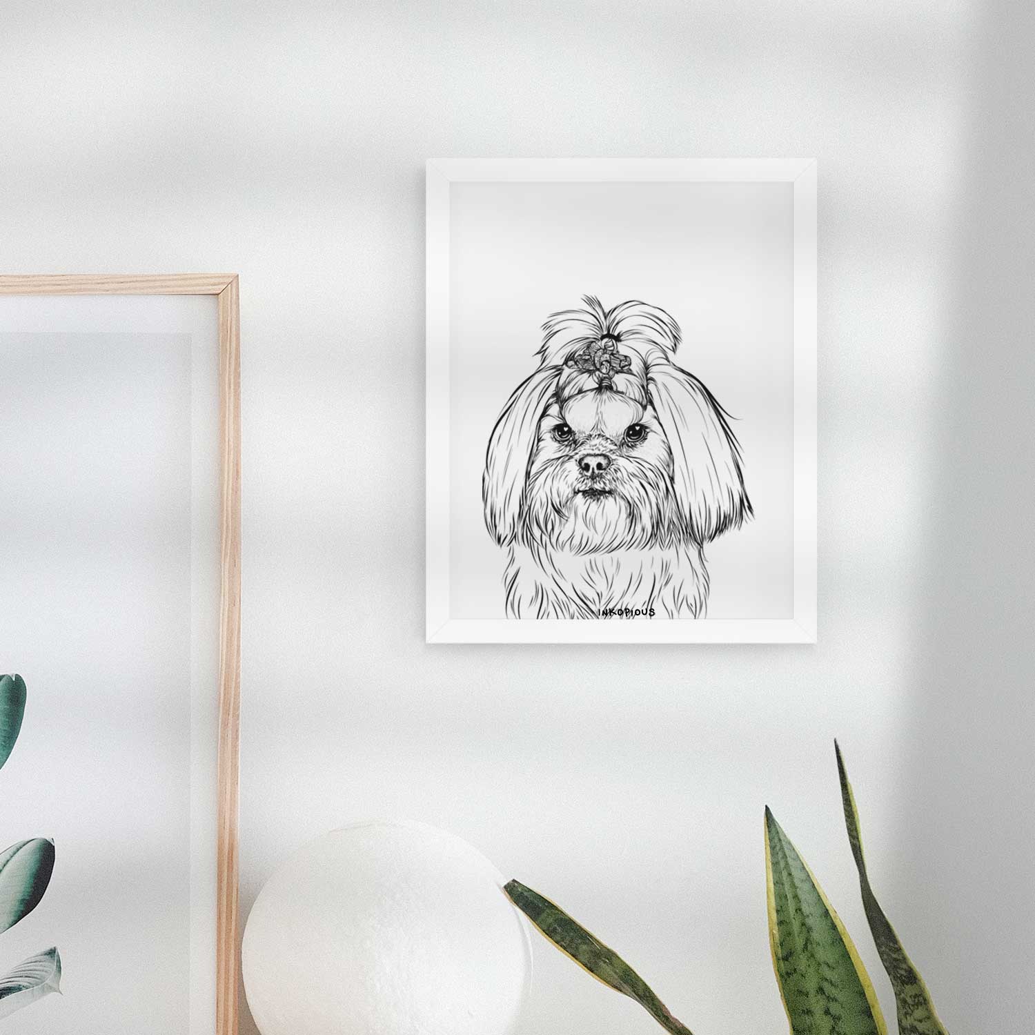Olga the Shih Tzu Art Print