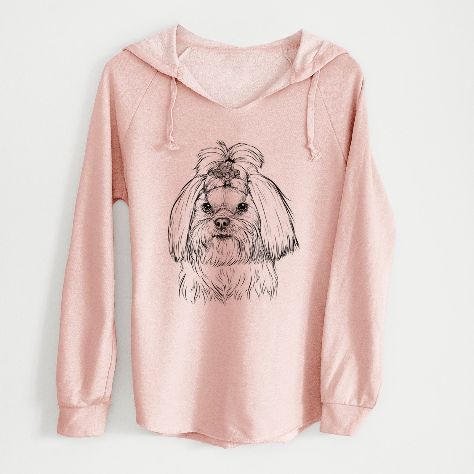 Bare Olga the Shih Tzu - Cali Wave Hooded Sweatshirt