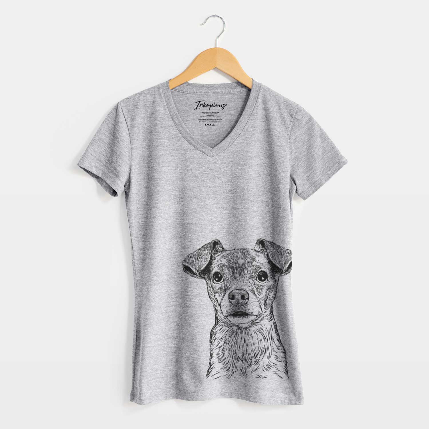 Bare Olive the Mixed Breed - Women's V-neck Shirt