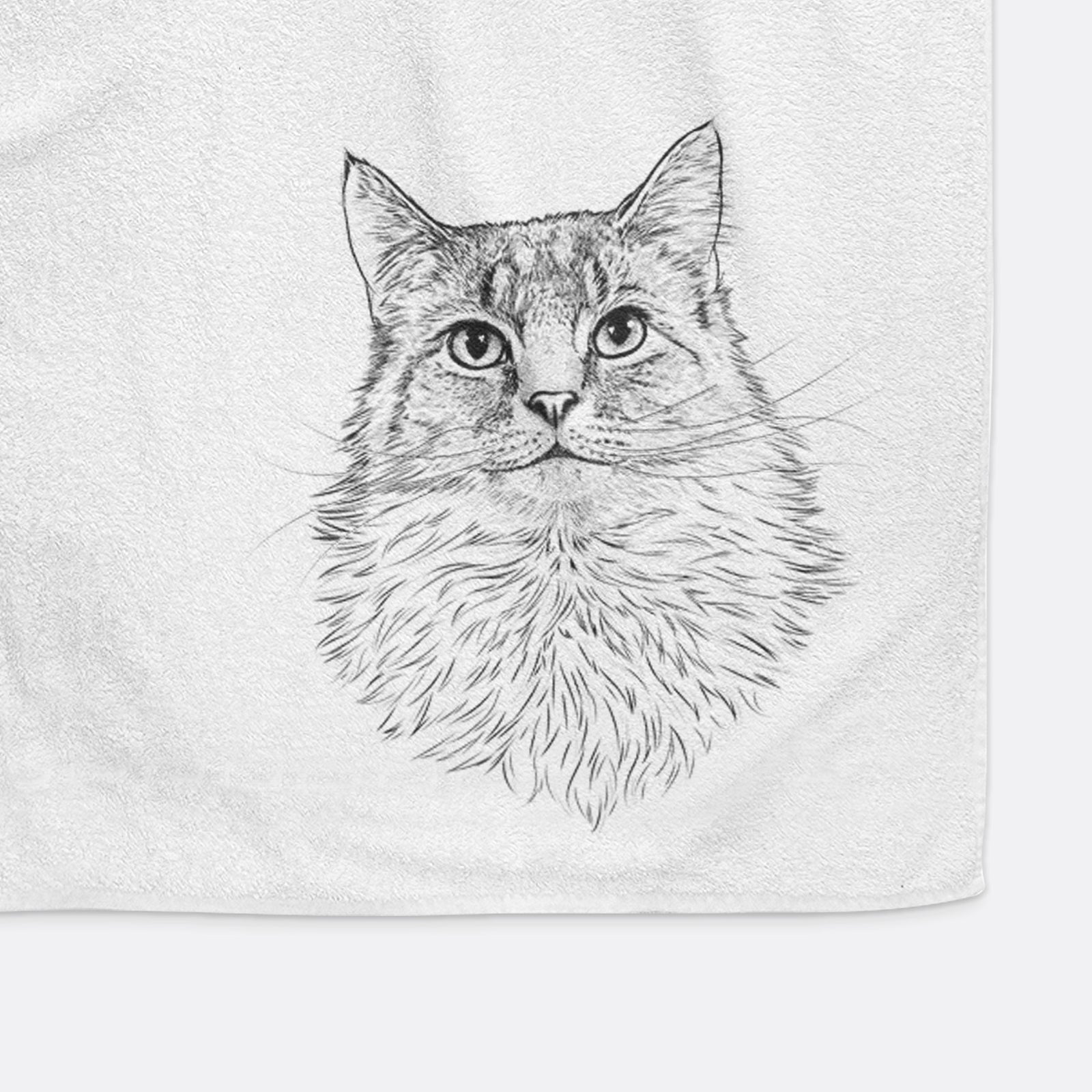 Olive the Cat Decorative Hand Towel