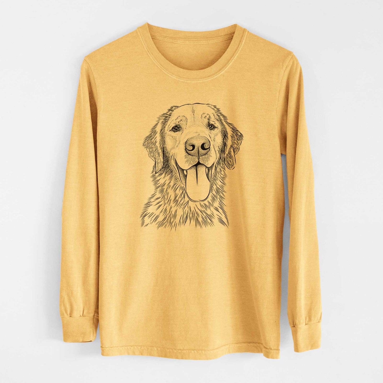 Bare Oliver Tredup the Golden Retriever - Heavyweight 100% Cotton Long Sleeve