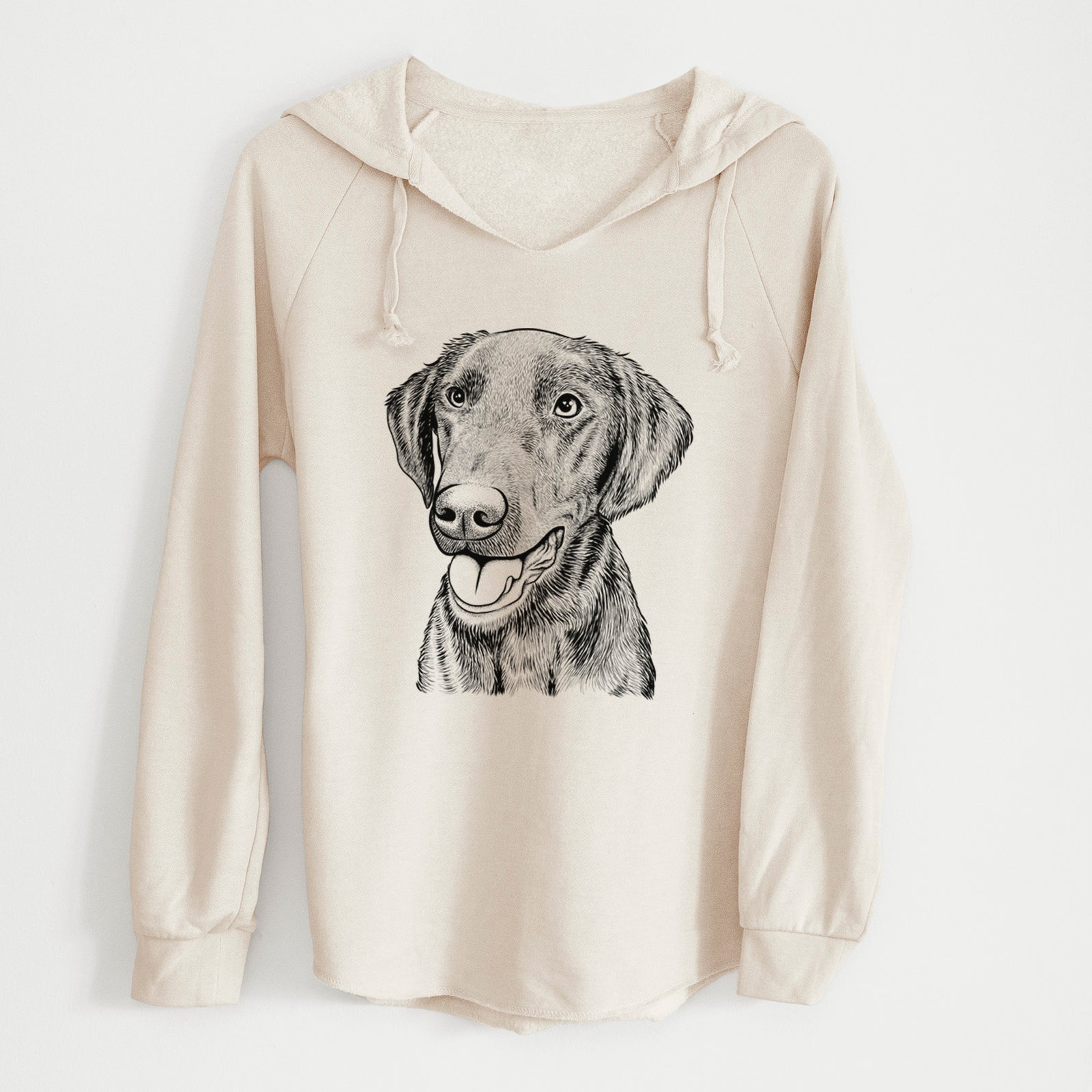 Bare Onyx the Labrador Retriever - Cali Wave Hooded Sweatshirt