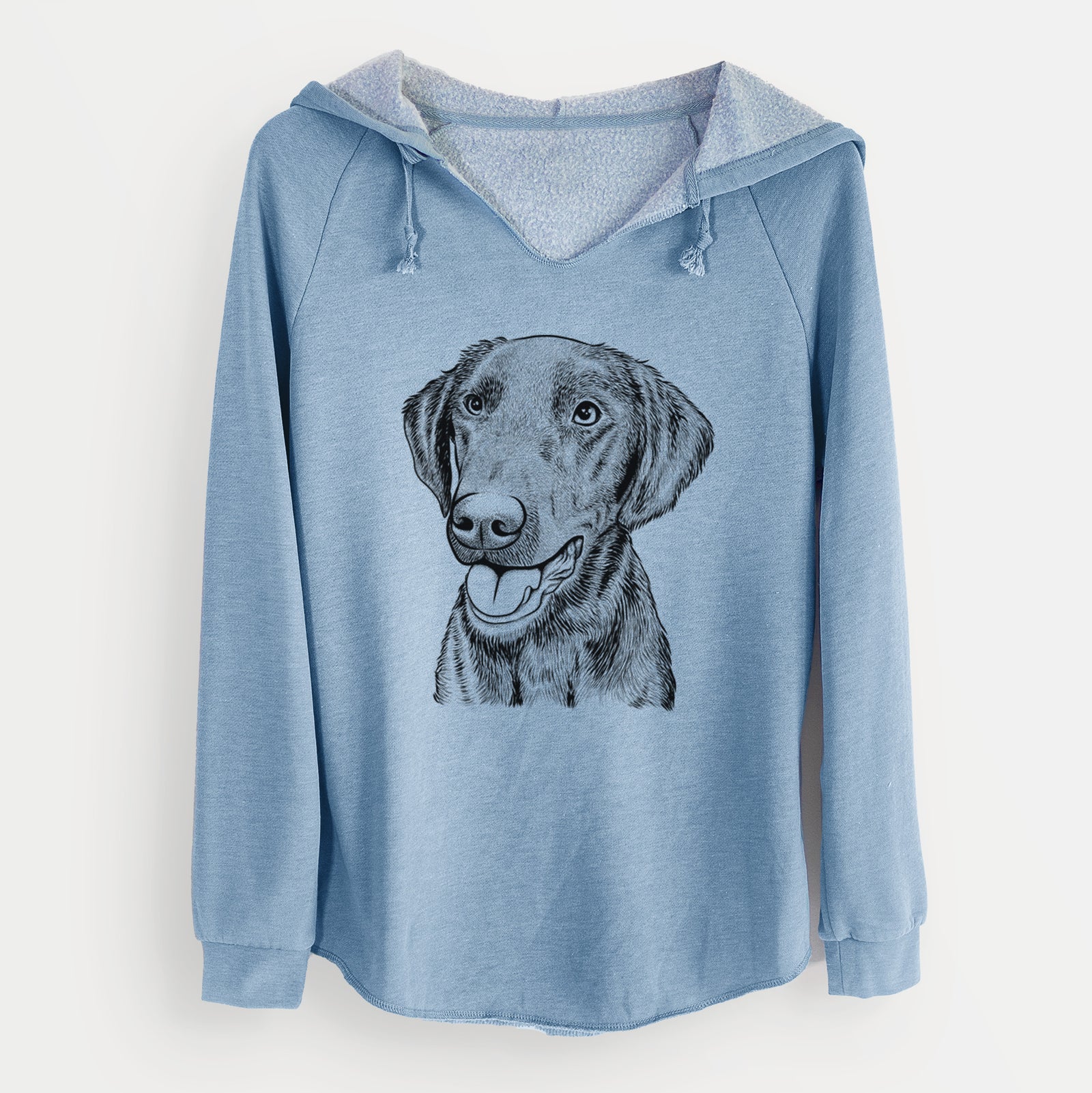 Bare Onyx the Labrador Retriever - Cali Wave Hooded Sweatshirt