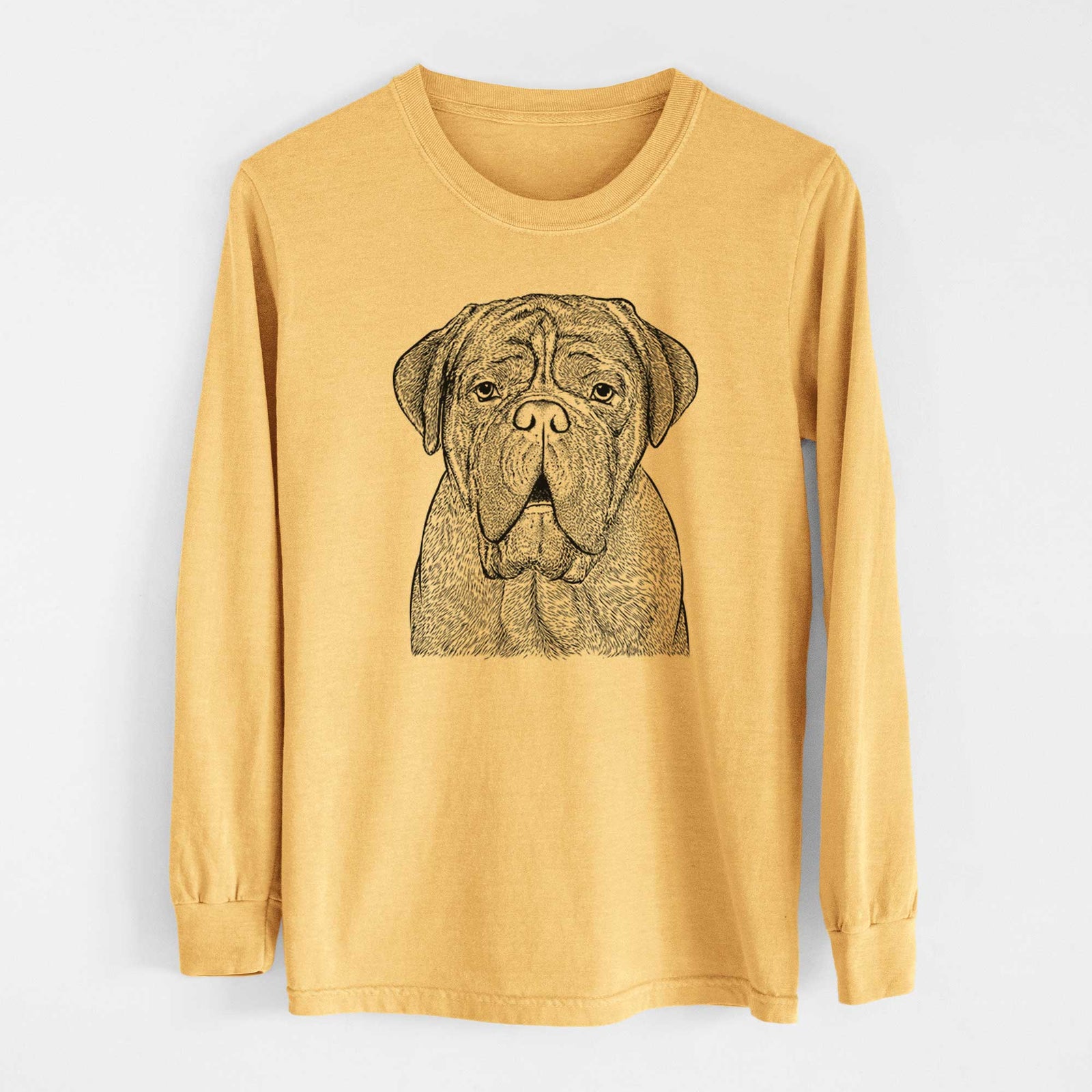 Bare Optimus the Dogue de Bordeaux - Heavyweight 100% Cotton Long Sleeve