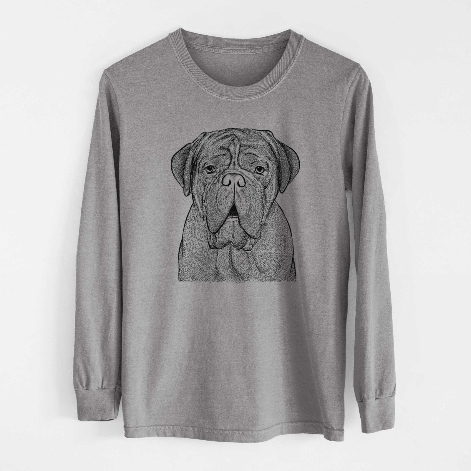 Bare Optimus the Dogue de Bordeaux - Heavyweight 100% Cotton Long Sleeve