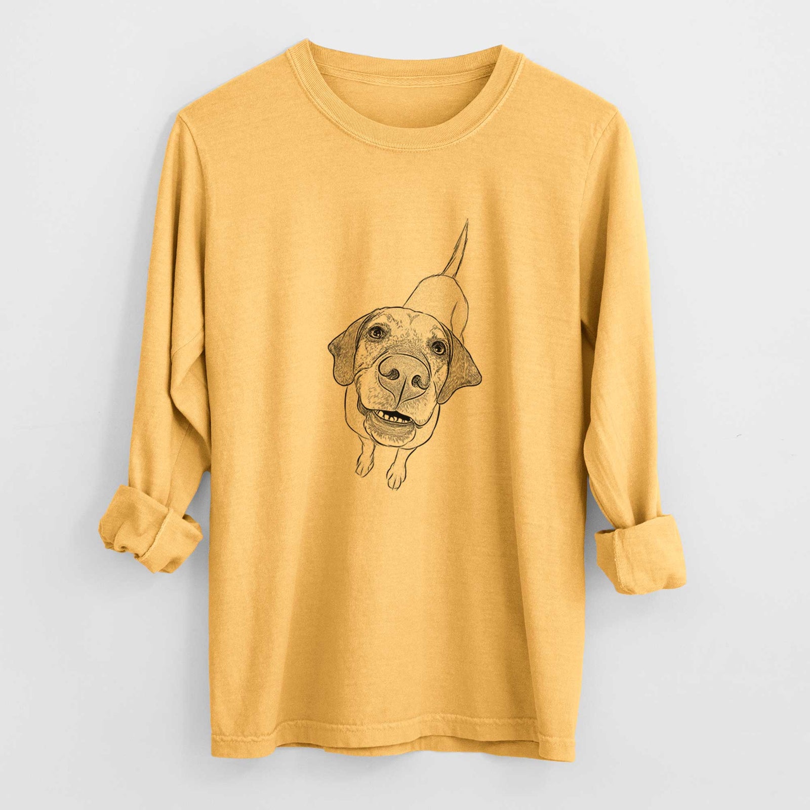 Bare Oquirrh the Vizsla - Heavyweight 100% Cotton Long Sleeve