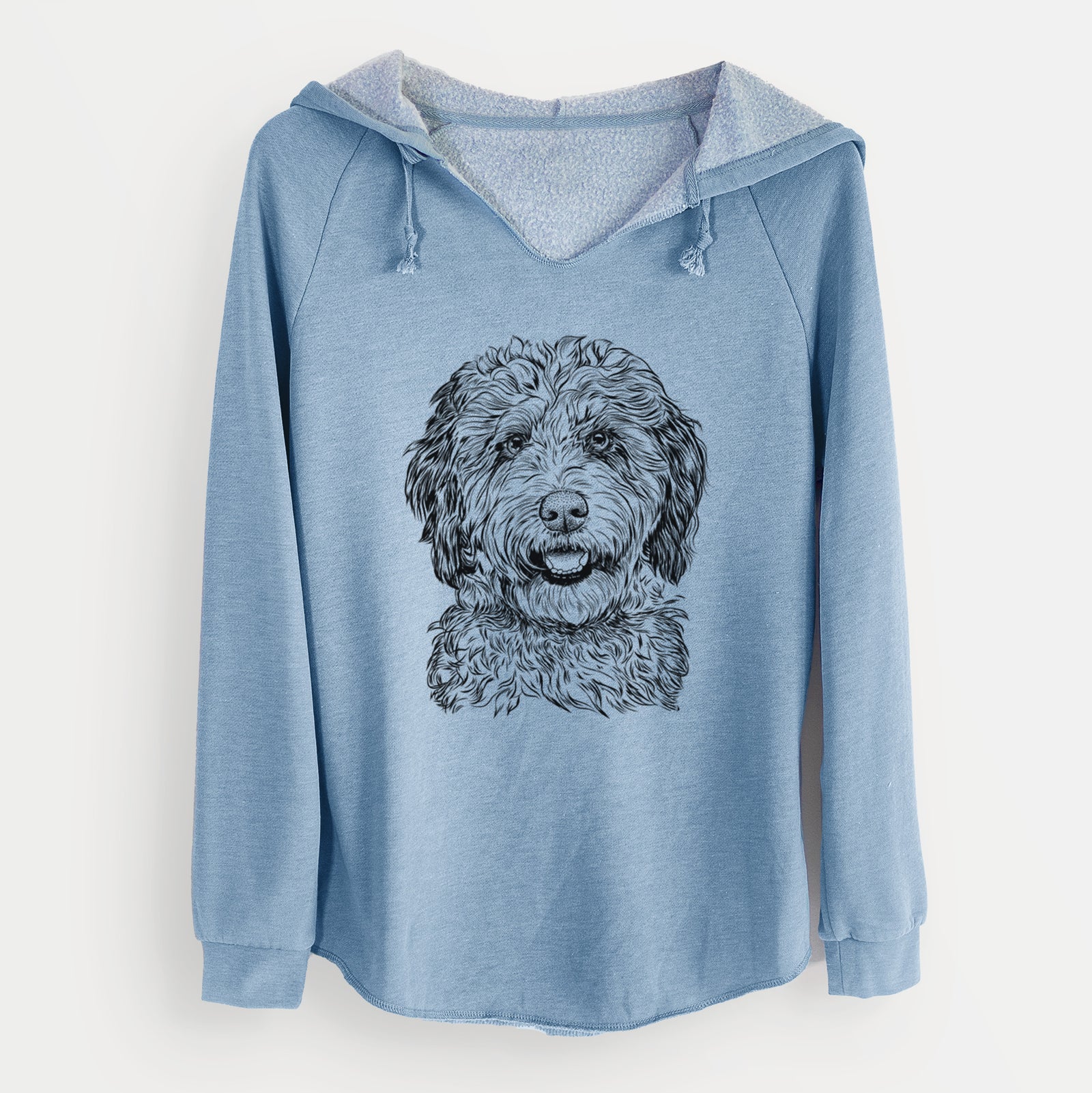 Bare Palmer the Aussiedoodle - Cali Wave Hooded Sweatshirt