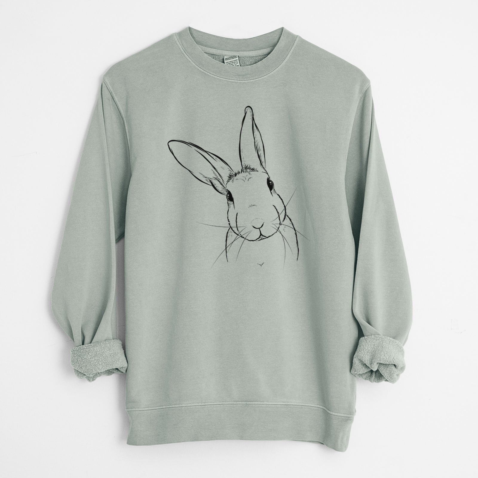 Bare Penny the Belgian Hare - Unisex Pigment Dyed Crew Sweatshirt