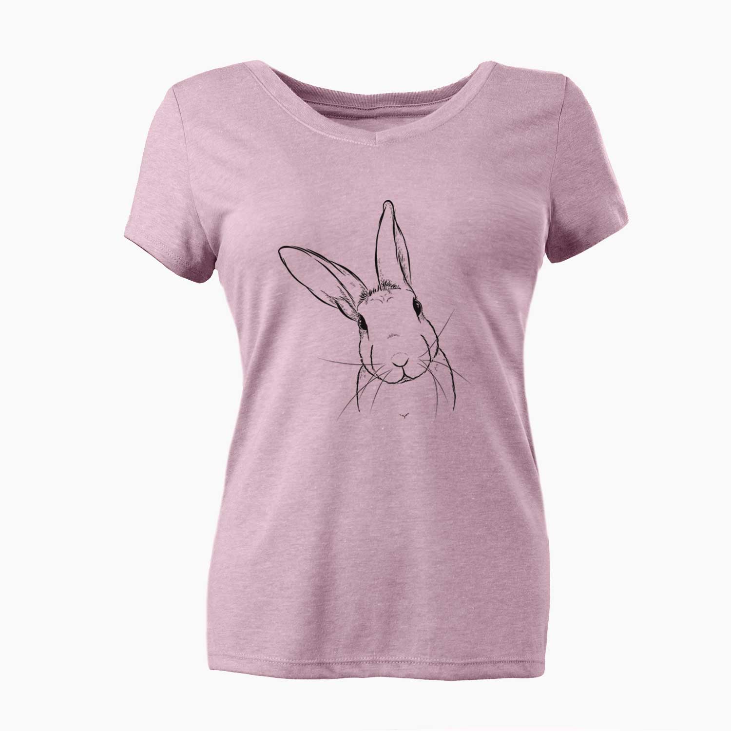 Bare Penny the Belgian Hare - Women's V-neck Shirt