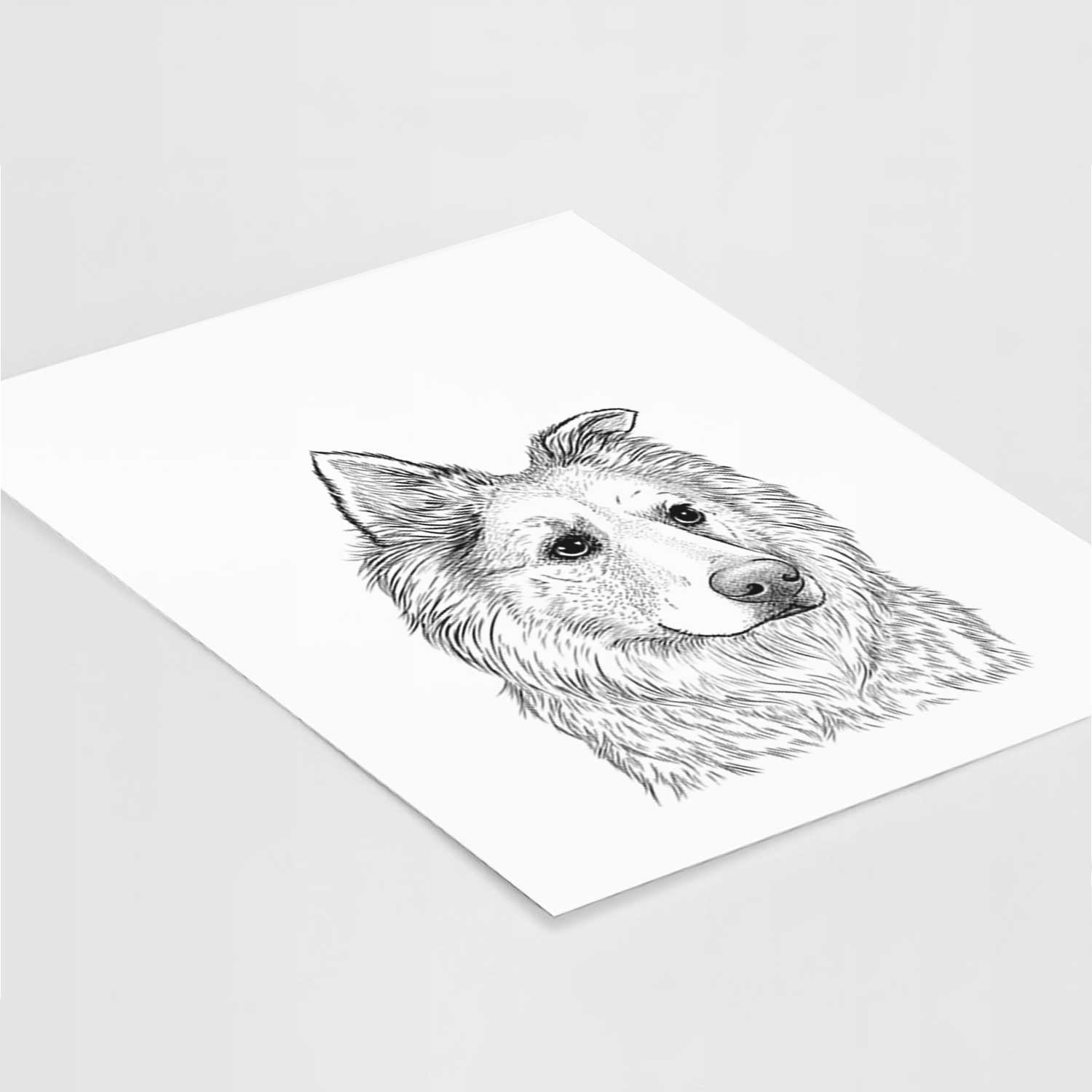 Penny the Chow Mix Art Print