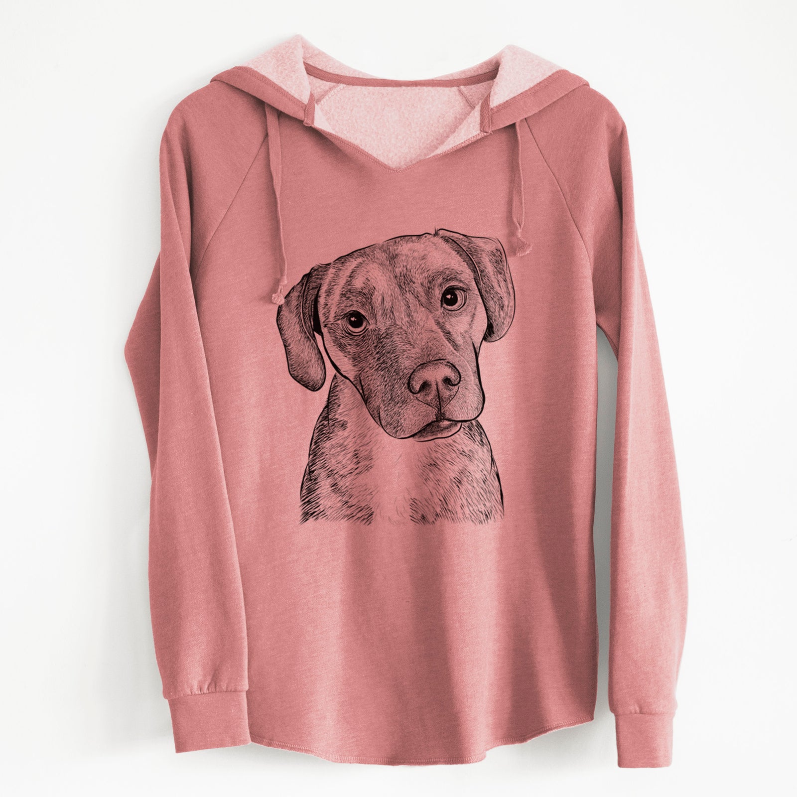 Bare Peyton Manning the Beagle Bulldog Mix - Cali Wave Hooded Sweatshirt