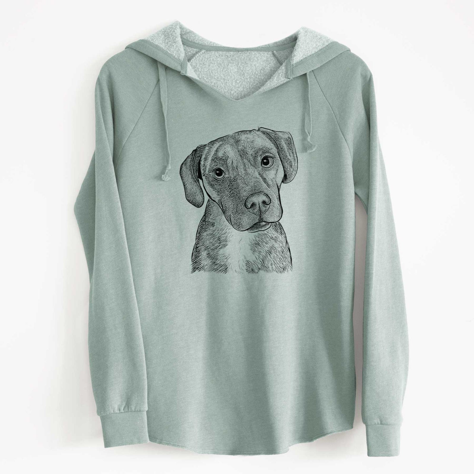 Bare Peyton Manning the Beagle Bulldog Mix - Cali Wave Hooded Sweatshirt