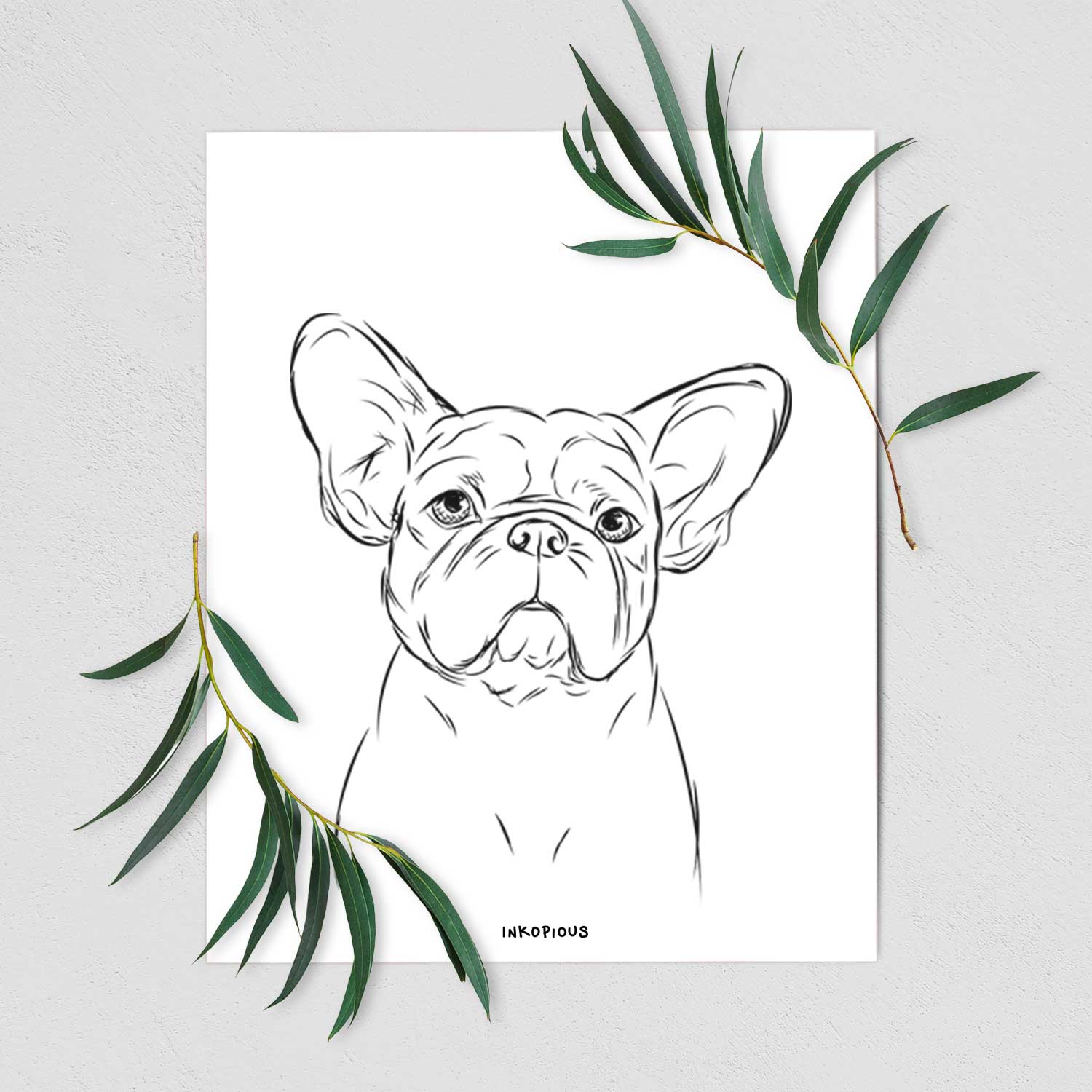 Pierre the French Bulldog Art Print