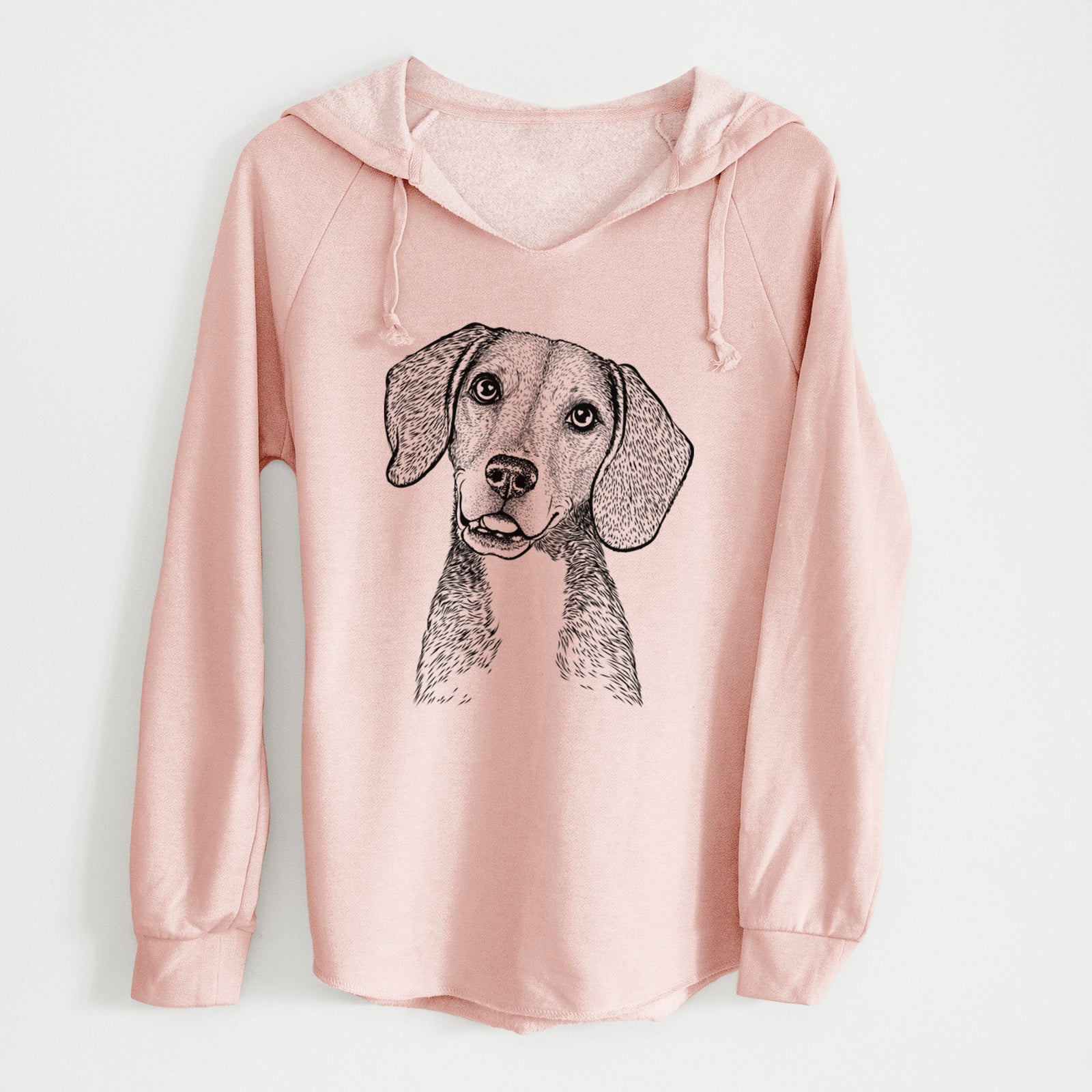 Bare Piggy the Beagle Mix - Cali Wave Hooded Sweatshirt