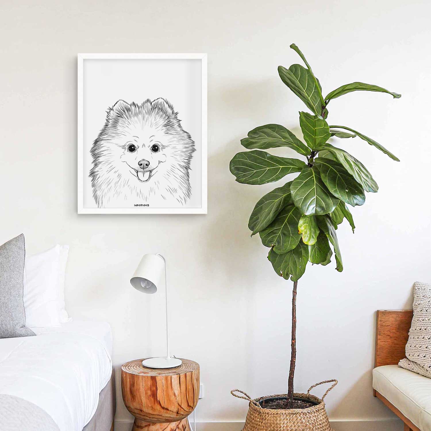 Piper Jo the Pomeranian Art Print
