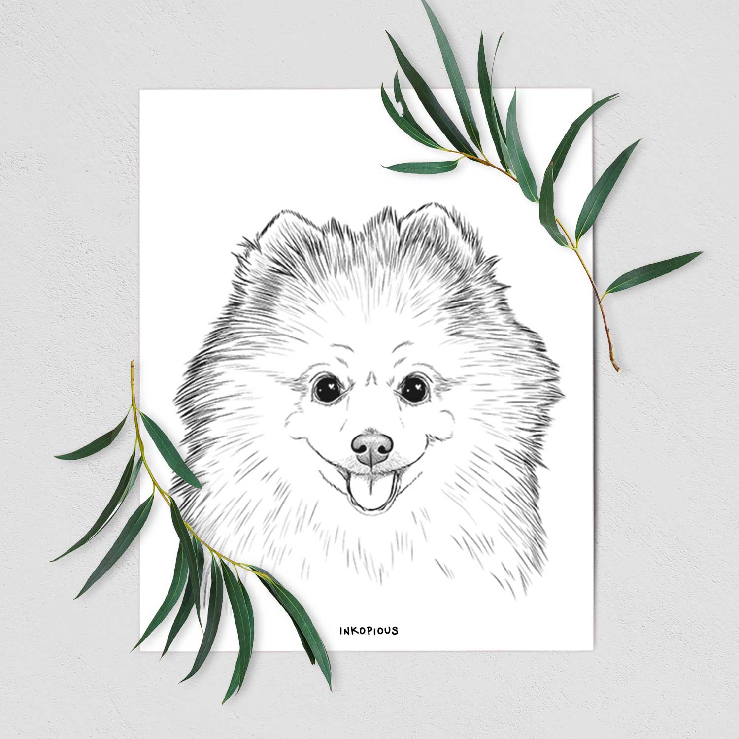 Piper Jo the Pomeranian Art Print