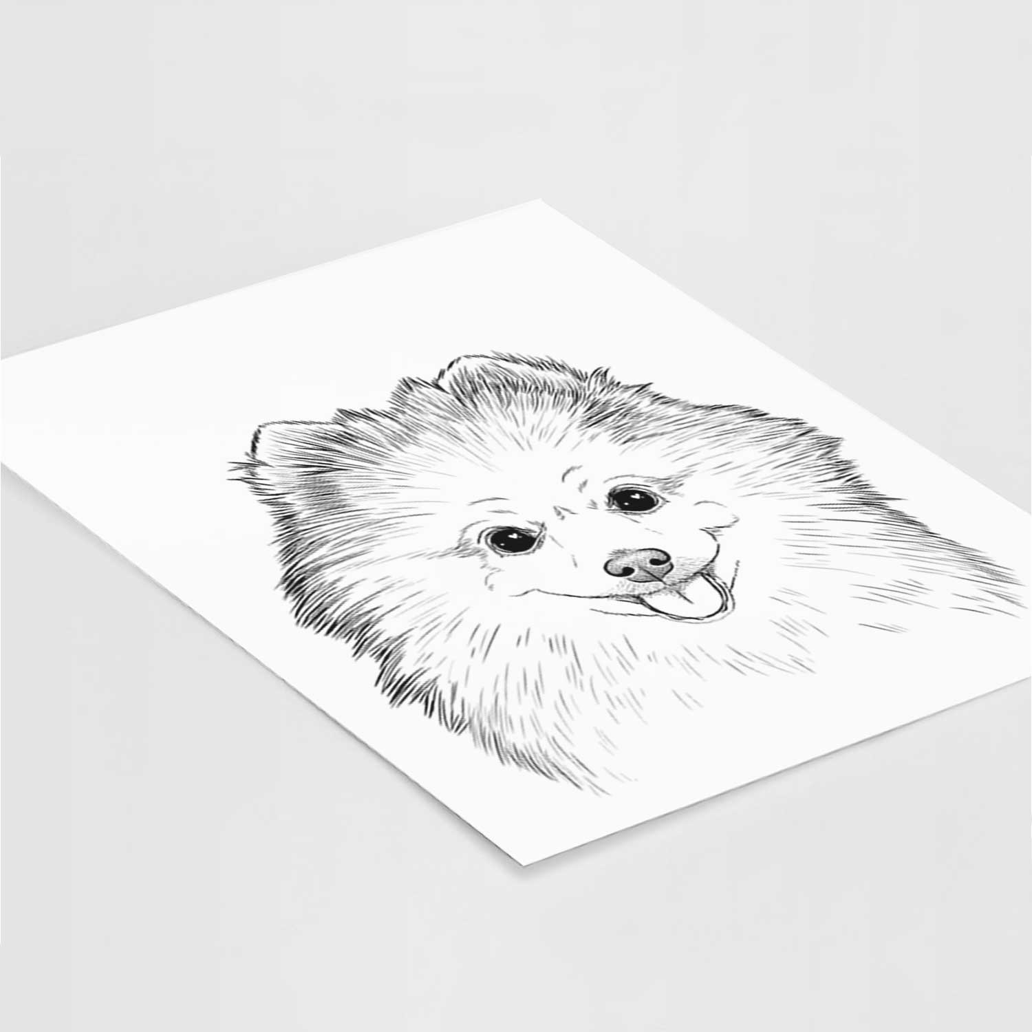 Piper Jo the Pomeranian Art Print