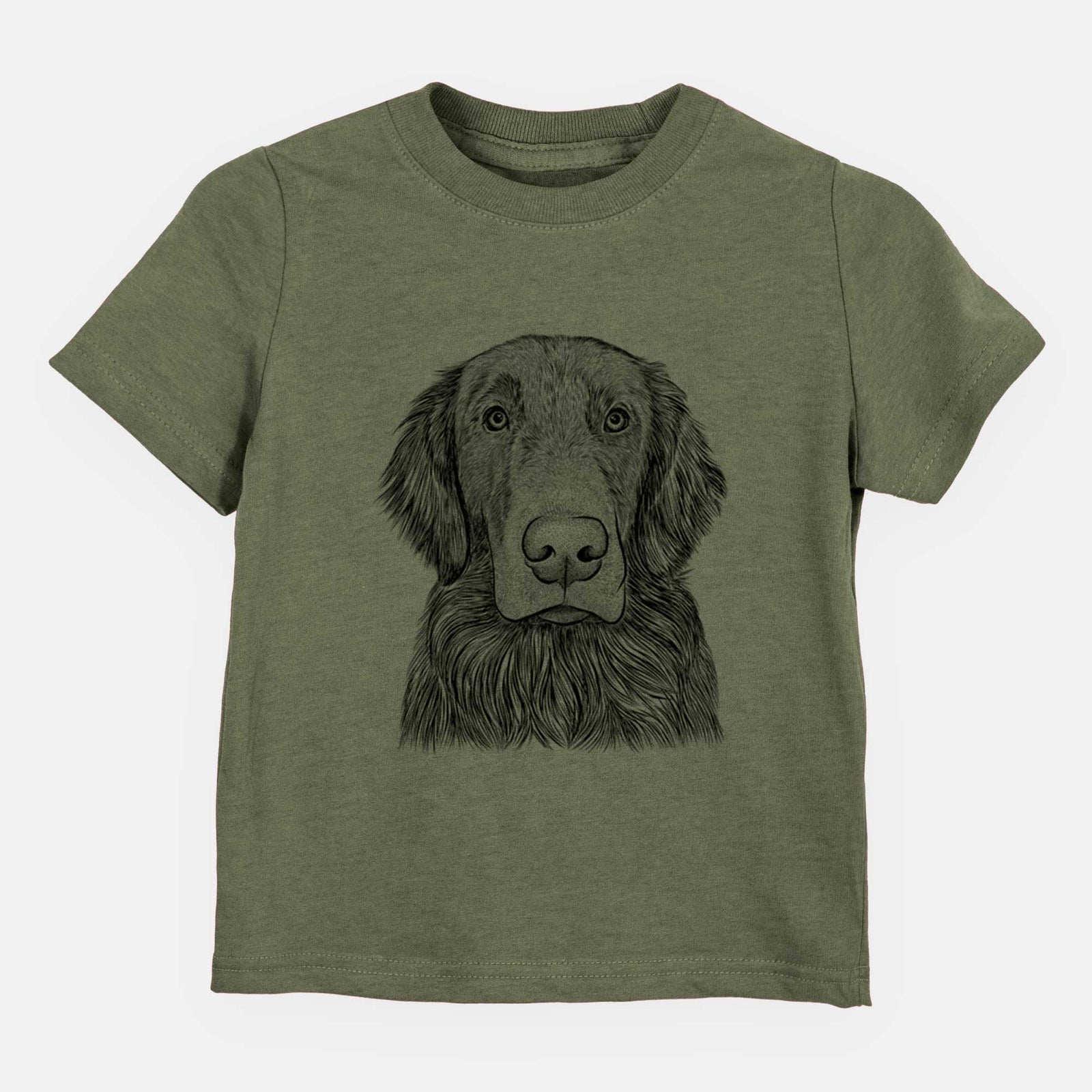 Bare Pippin the Flat Coated Retriever - Kids/Youth/Toddler Shirt