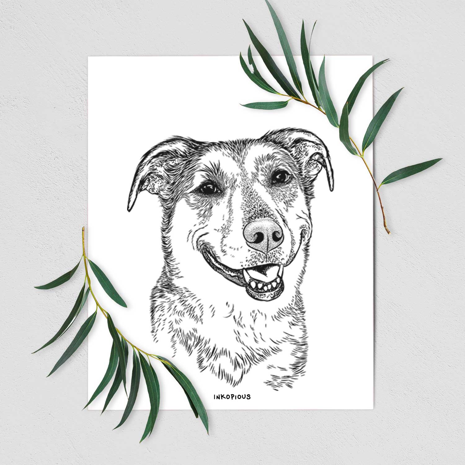 Pippin the Shepherd Mix Art Print